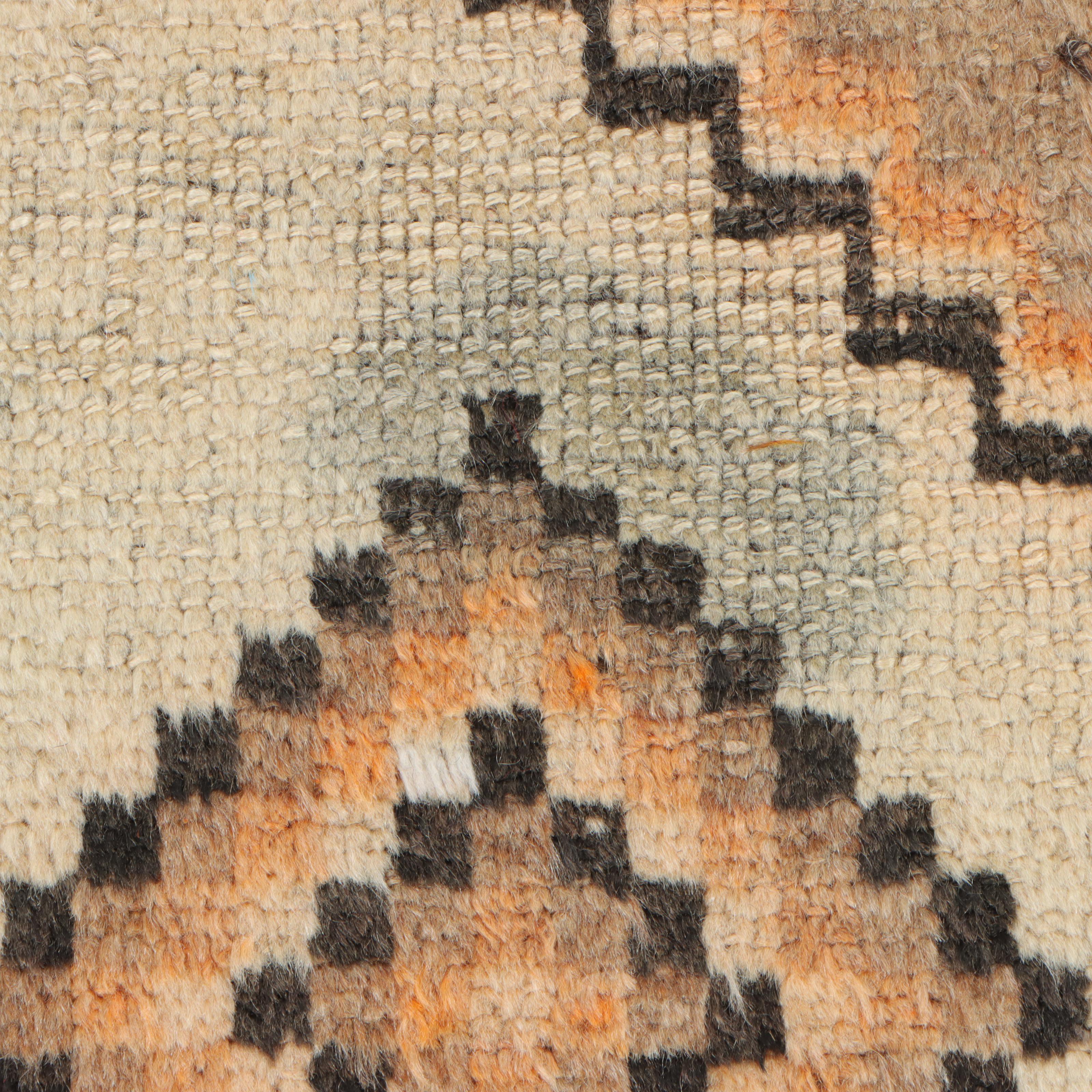 3'5 x 6'3 Hand-Knotted Persian Kurdish Area Rug