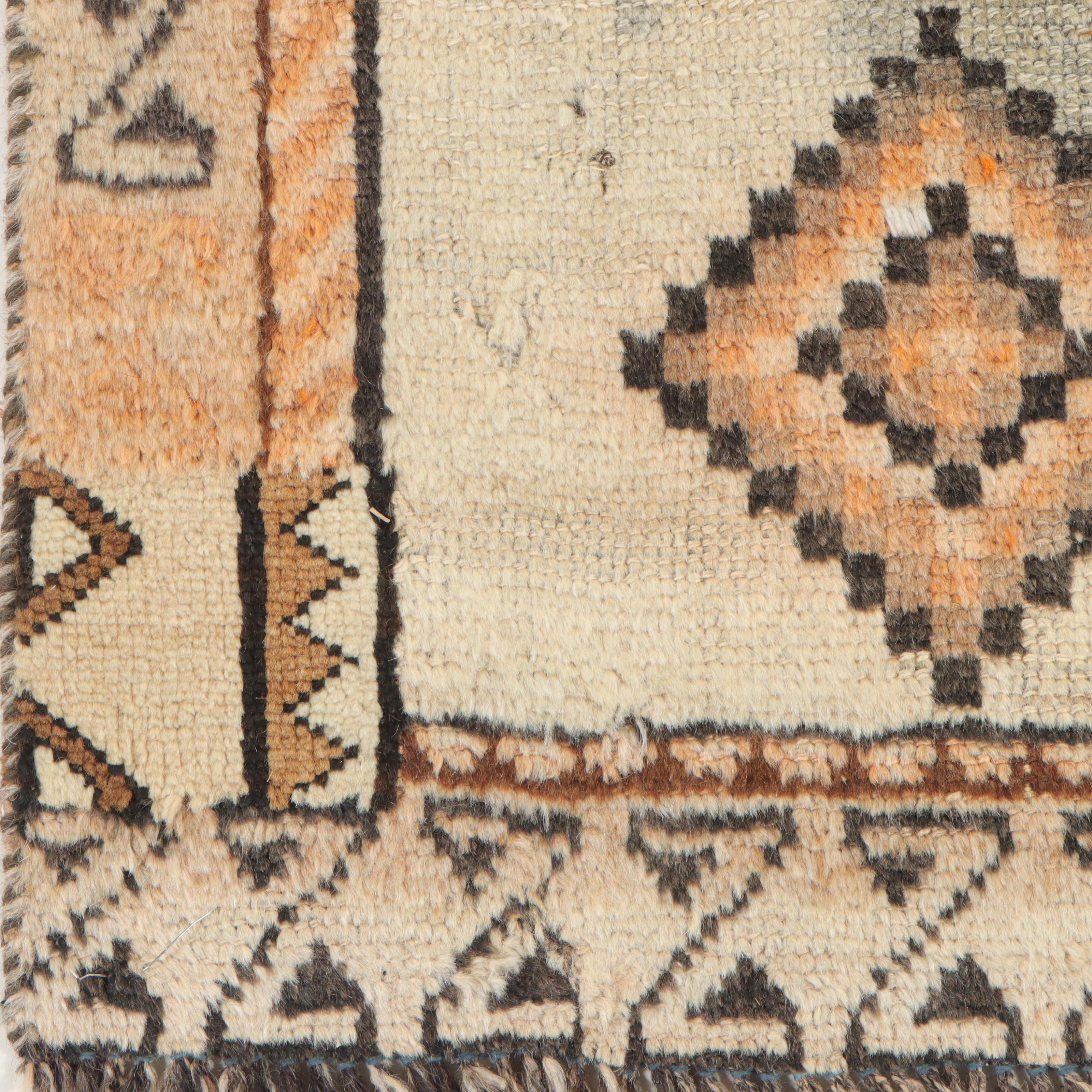 3'5 x 6'3 Hand-Knotted Persian Kurdish Area Rug