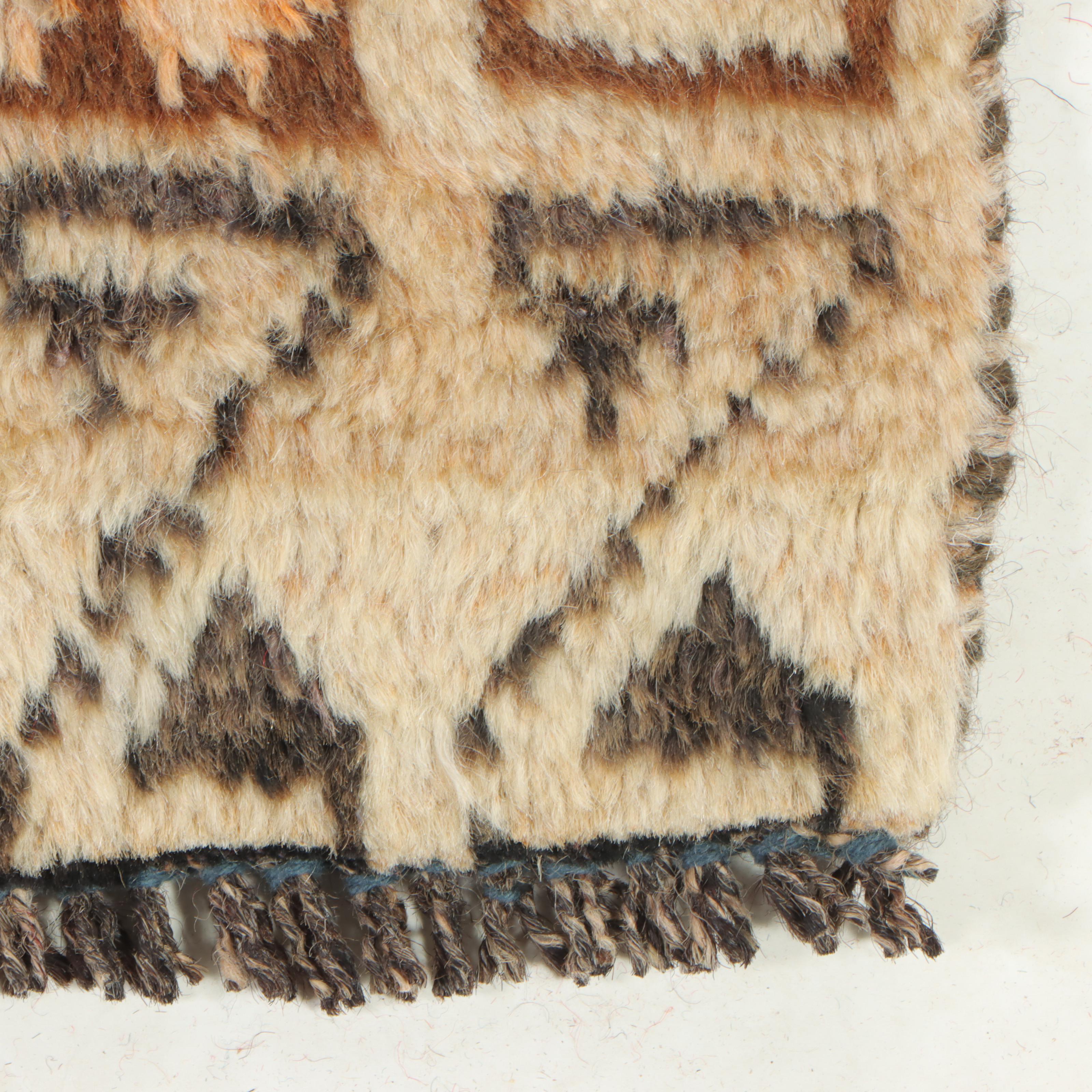 3'5 x 6'3 Hand-Knotted Persian Kurdish Area Rug