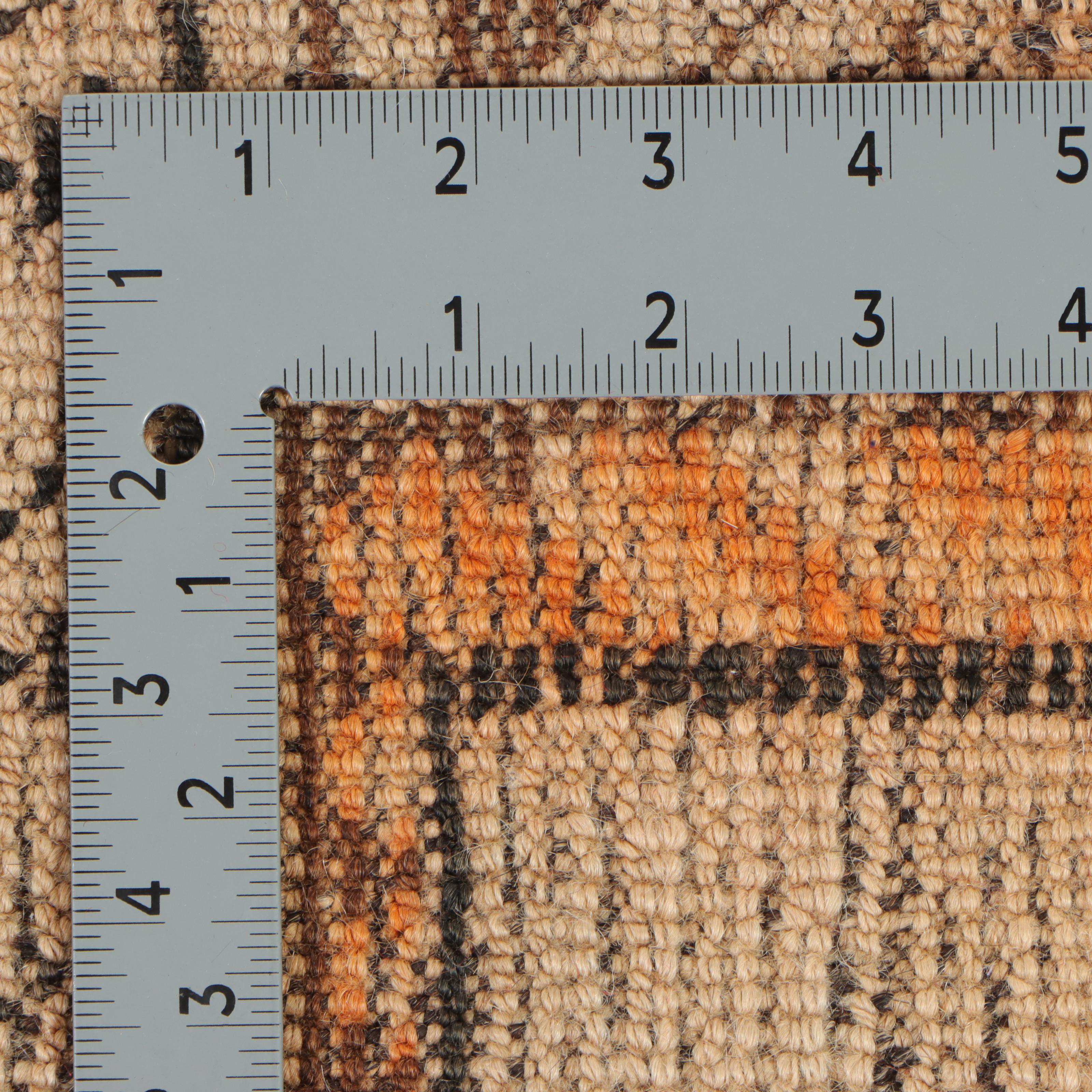 3'5 x 6'3 Hand-Knotted Persian Kurdish Area Rug