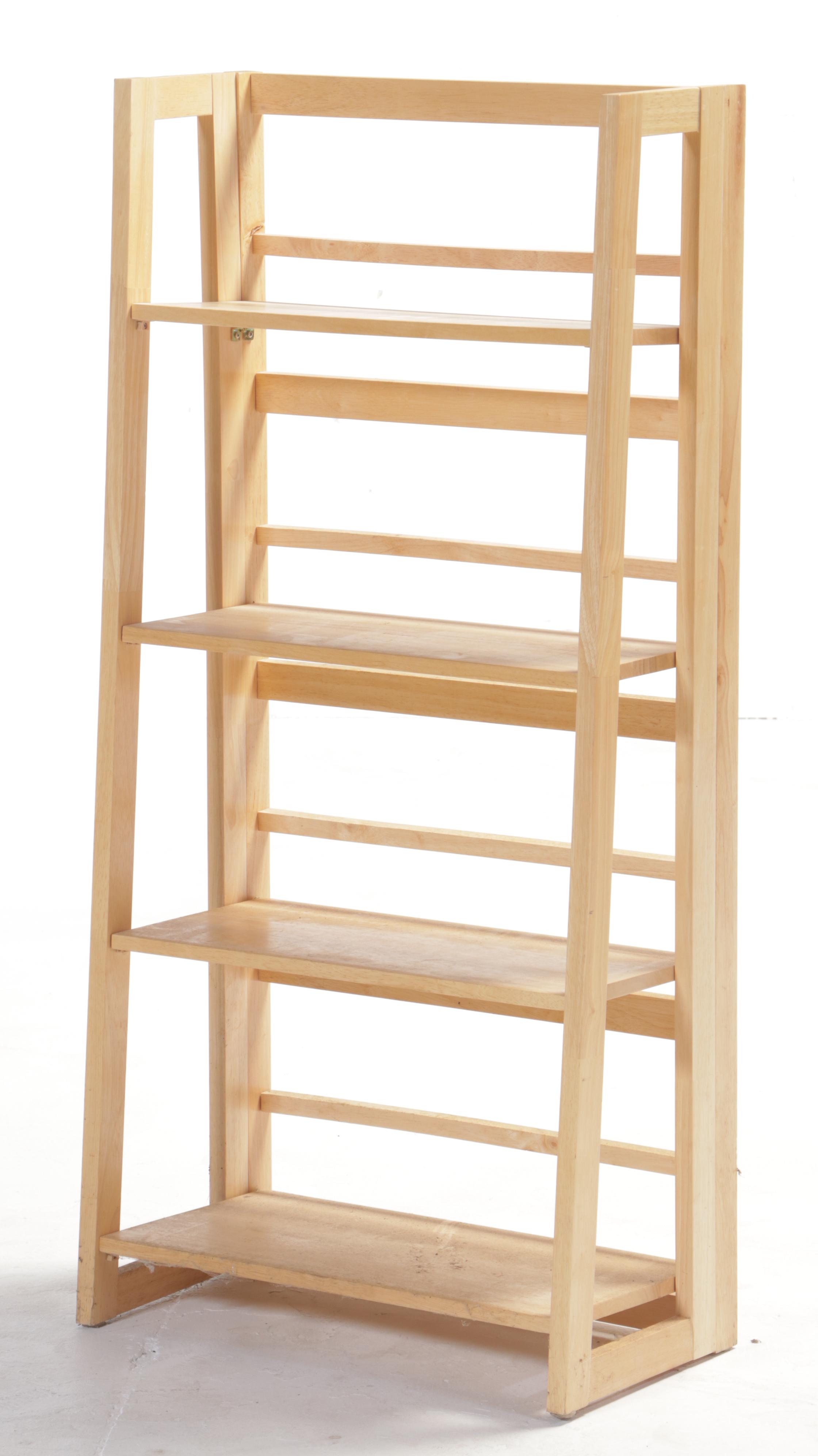 Three Apple of Thailand Wooden Folding Étagère Bookcases