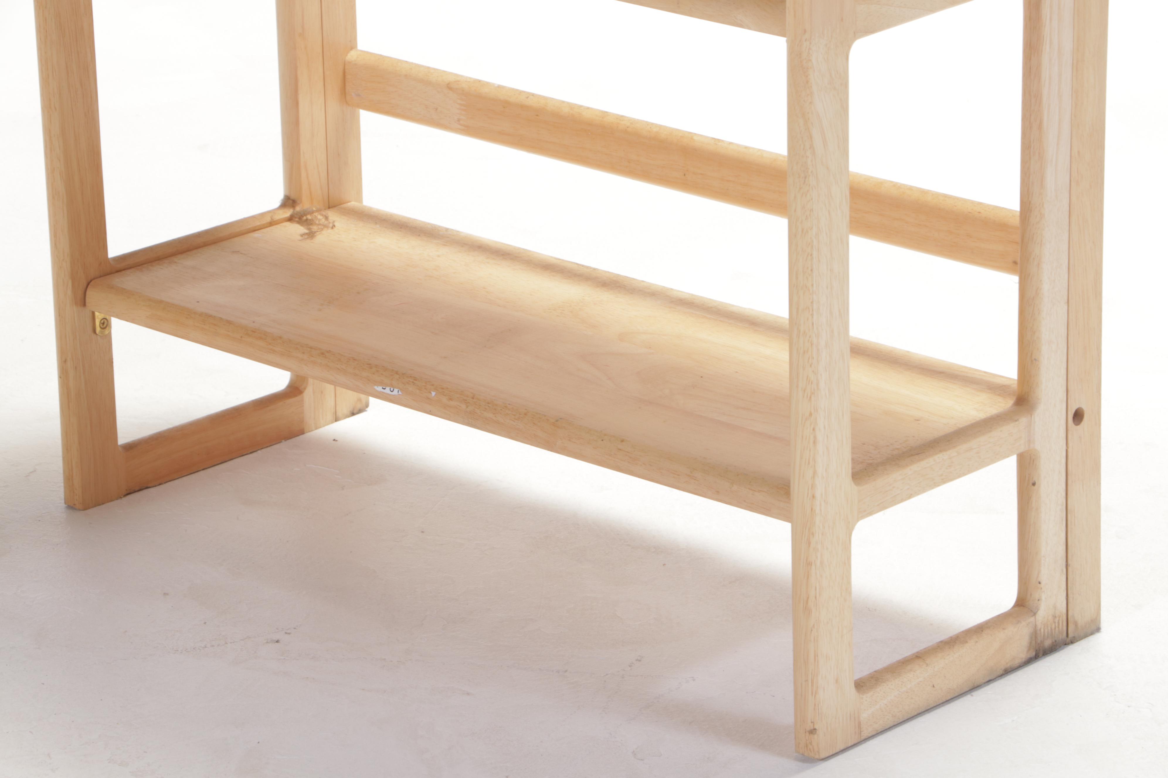 Three Apple of Thailand Wooden Folding Étagère Bookcases