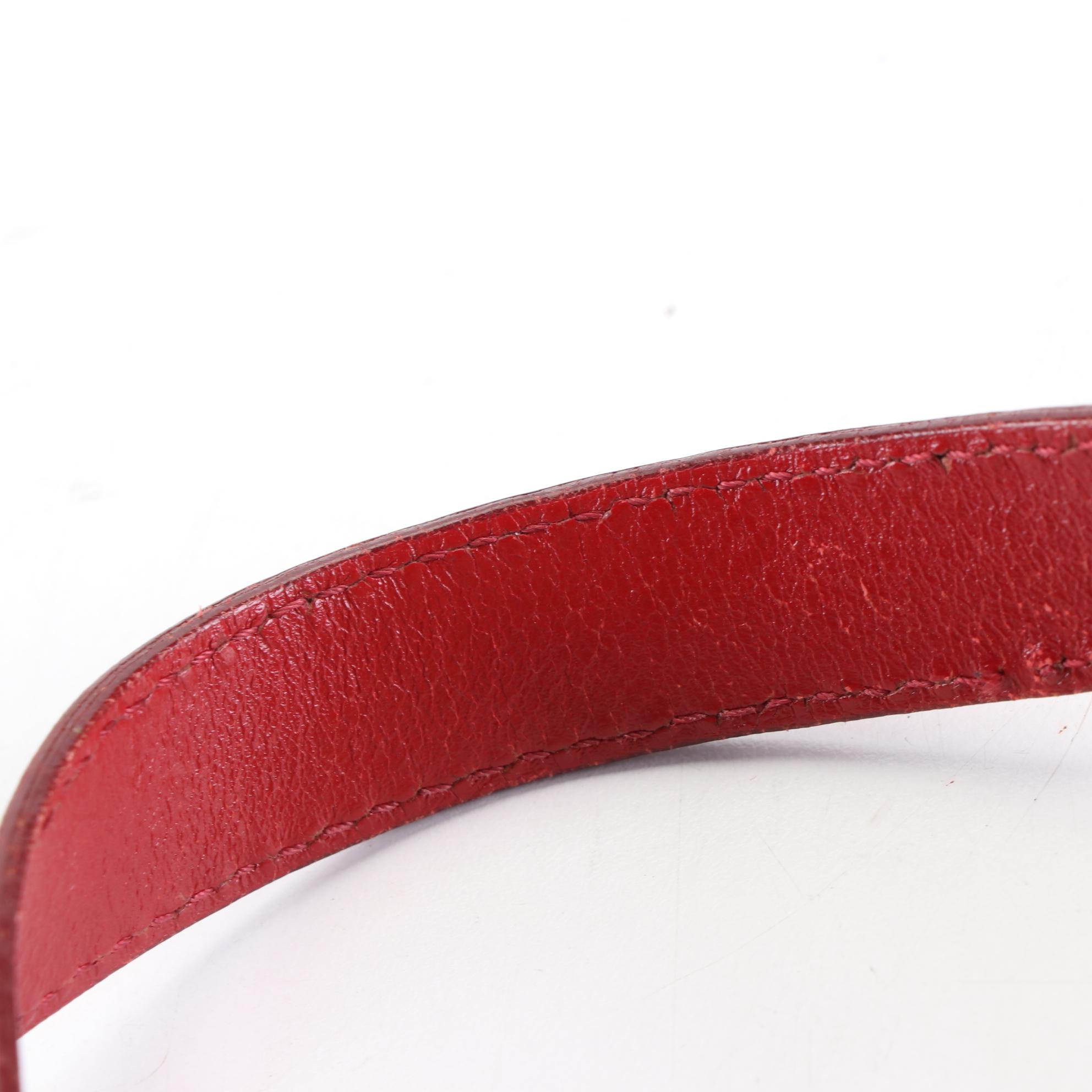 Fendi Tote Bag in Zucchino Canvas and Red Leather