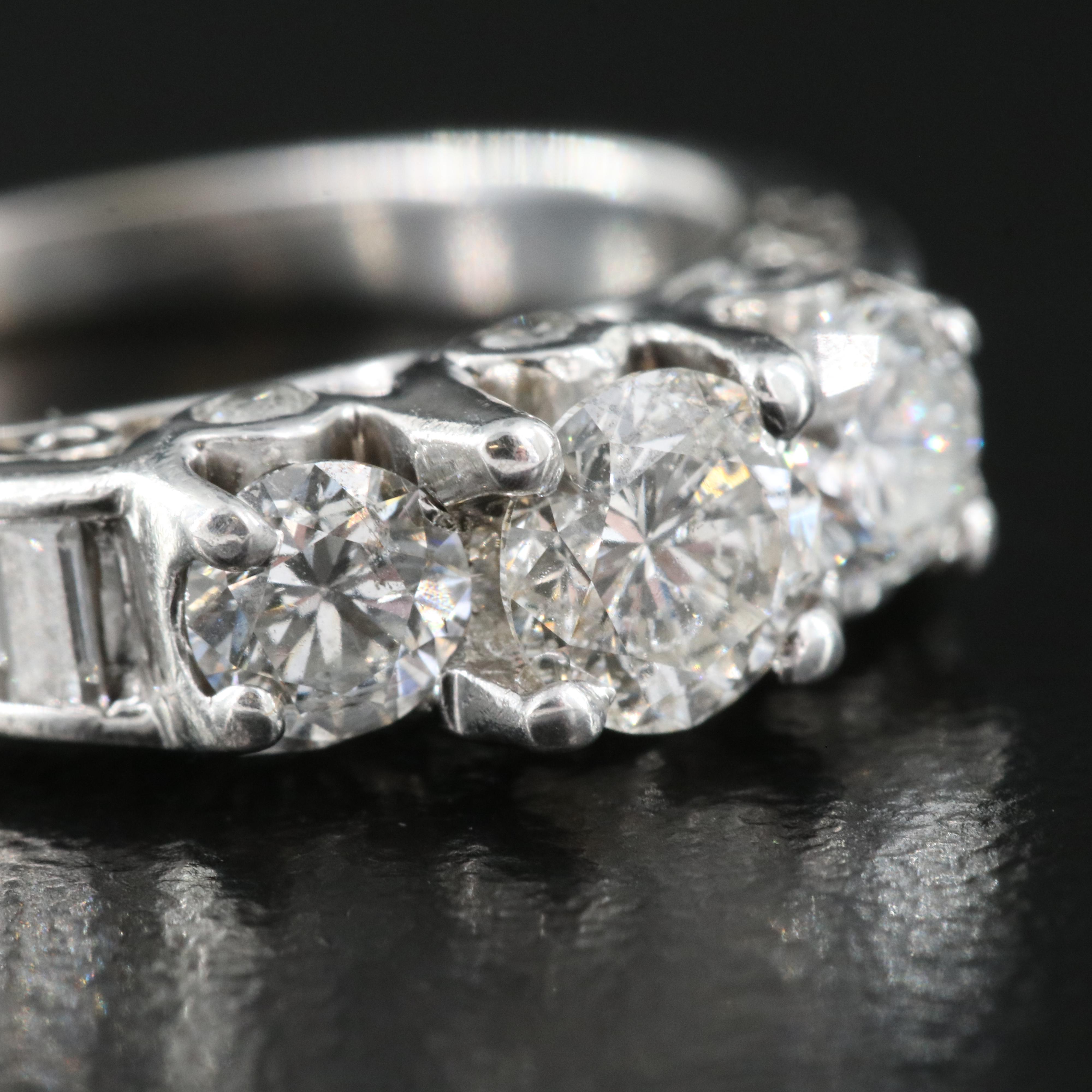 14K 1.95 CTW Diamond Ring and Band