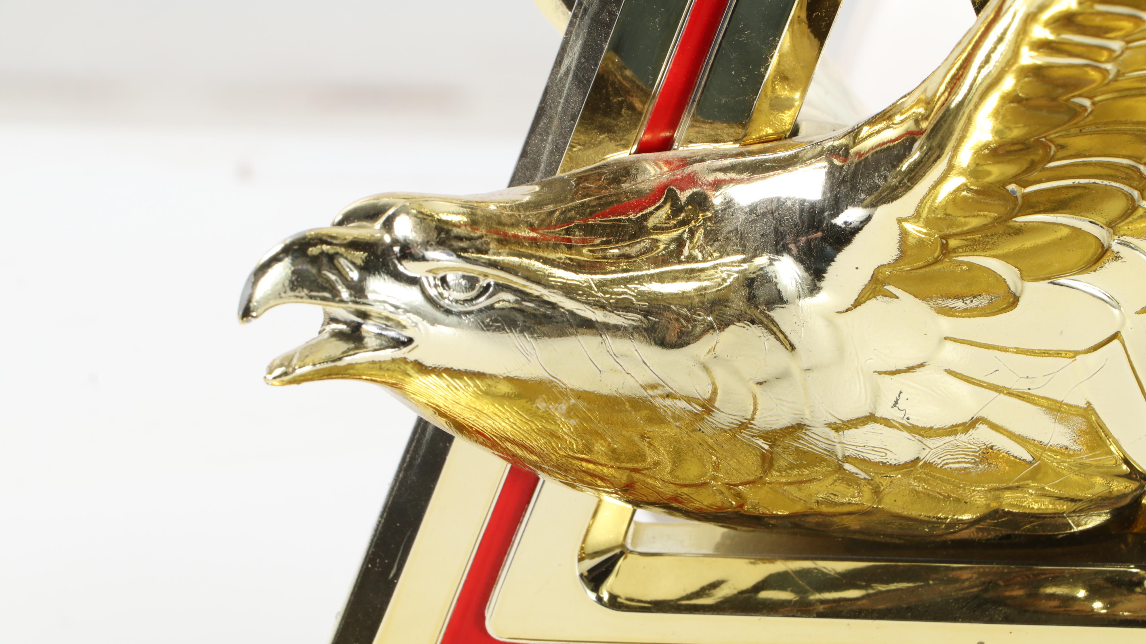 Anheuser-Busch Michelob Ultra Rotating Eagle Bar Ceiling Lamp, Late 20th C.