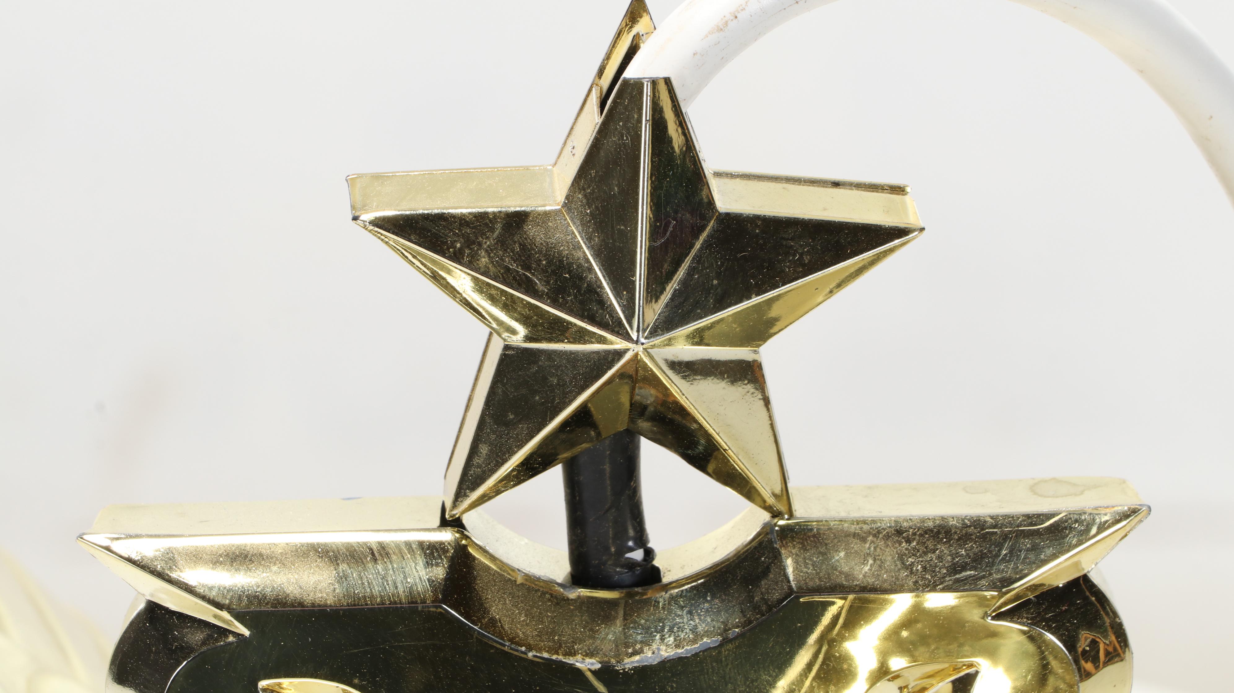 Anheuser-Busch Michelob Ultra Rotating Eagle Bar Ceiling Lamp, Late 20th C.