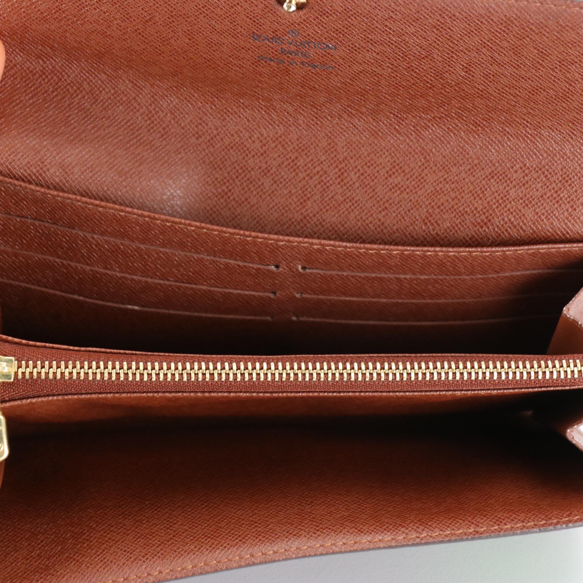 Louis Vuitton Sarah Wallet in Monogram Canvas