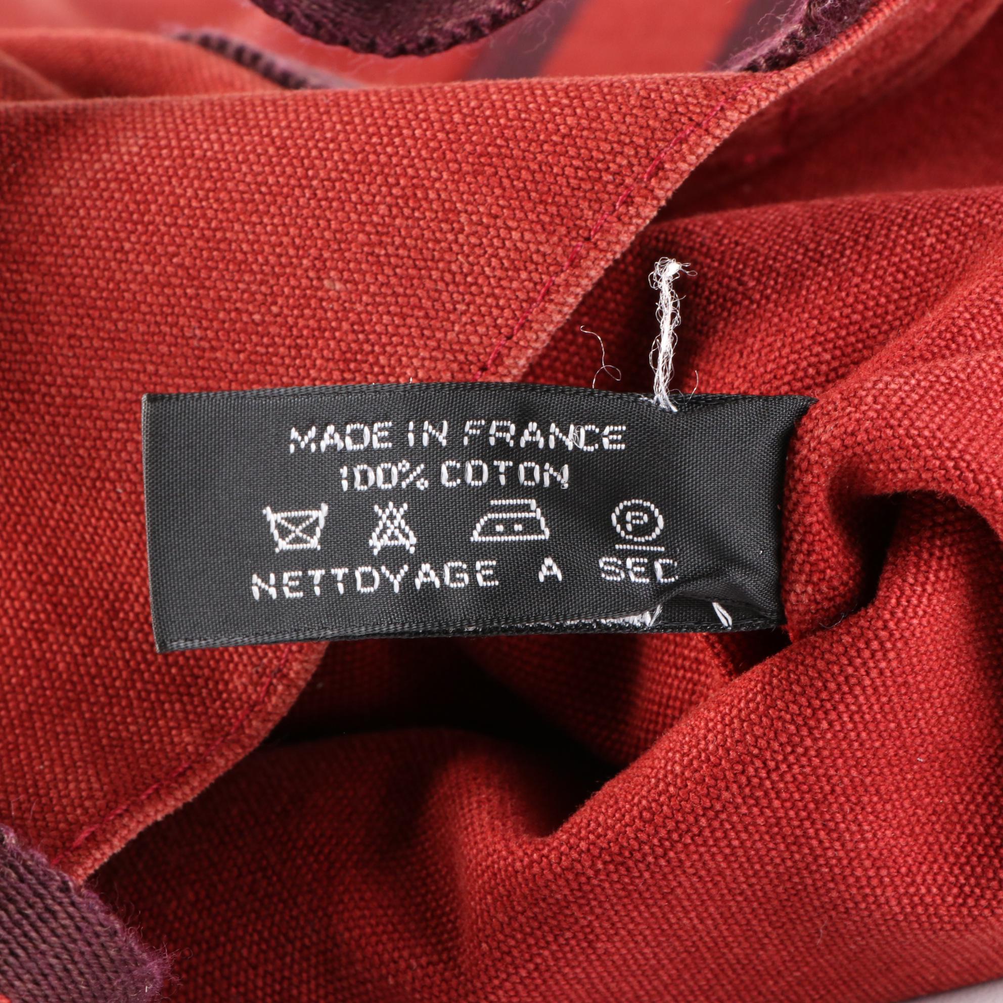 Hermès Fourre-Tout Cabas in Canvas