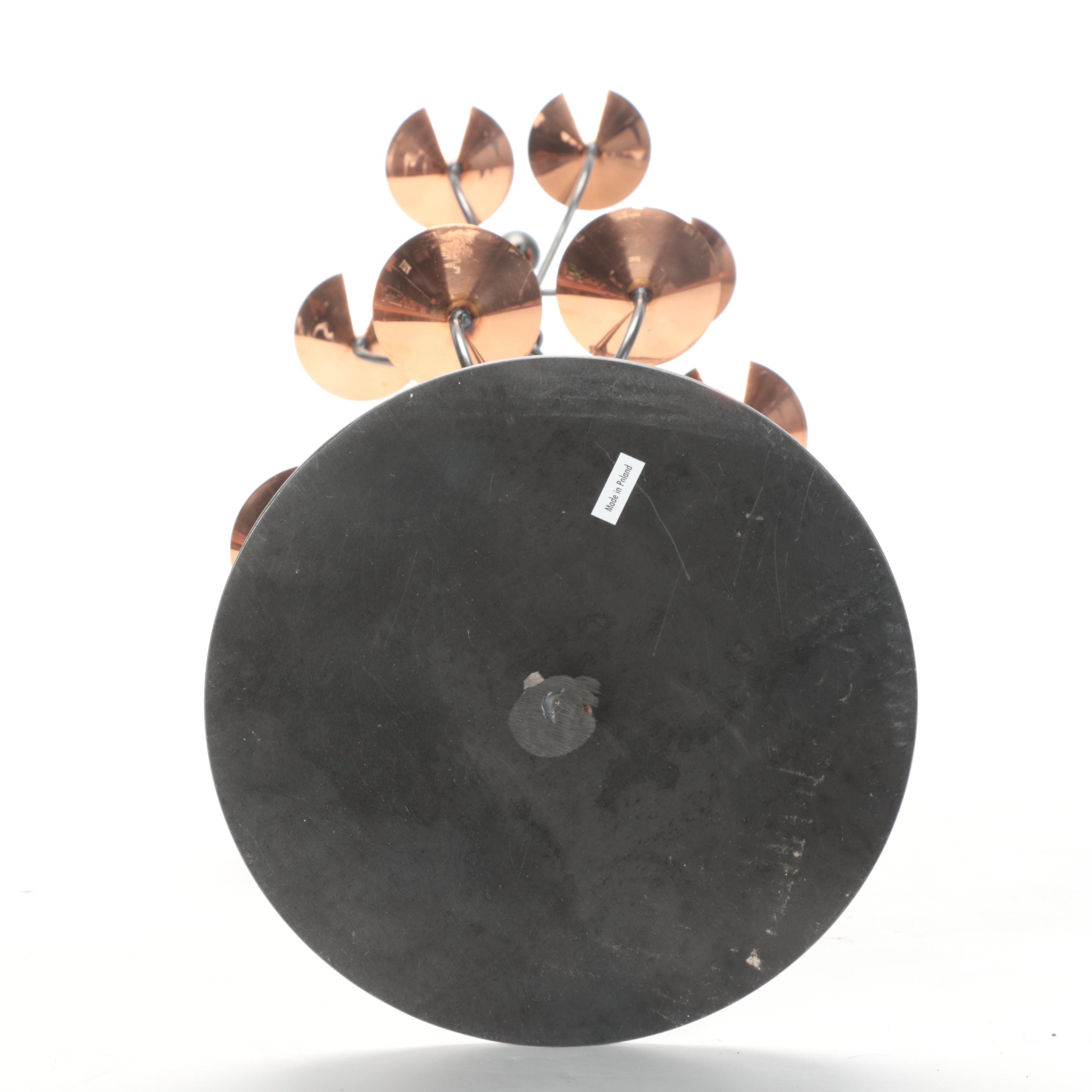 Floor Standing Copper and Metal Candle Holders