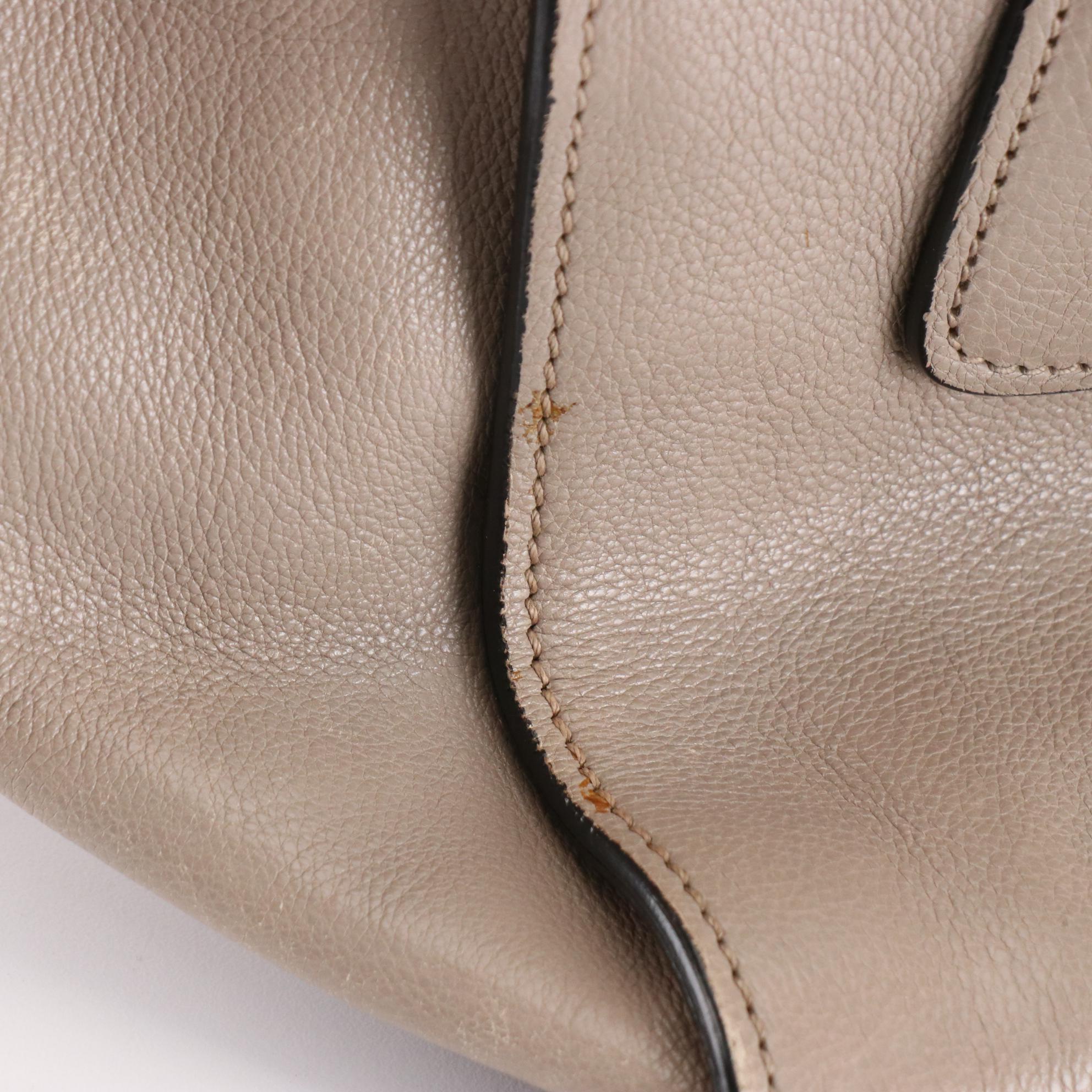 Prada Twin Pocket Tote in Calfskin Leather