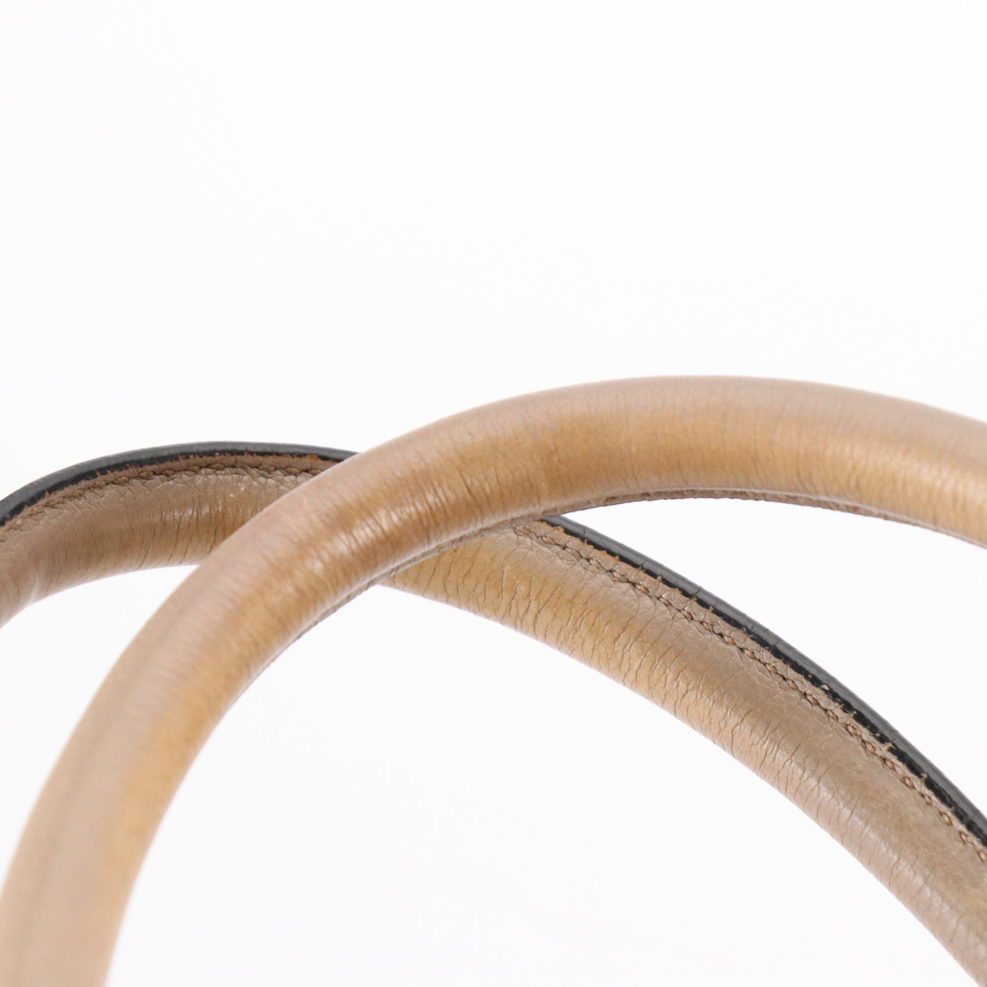 Prada Twin Pocket Tote in Calfskin Leather