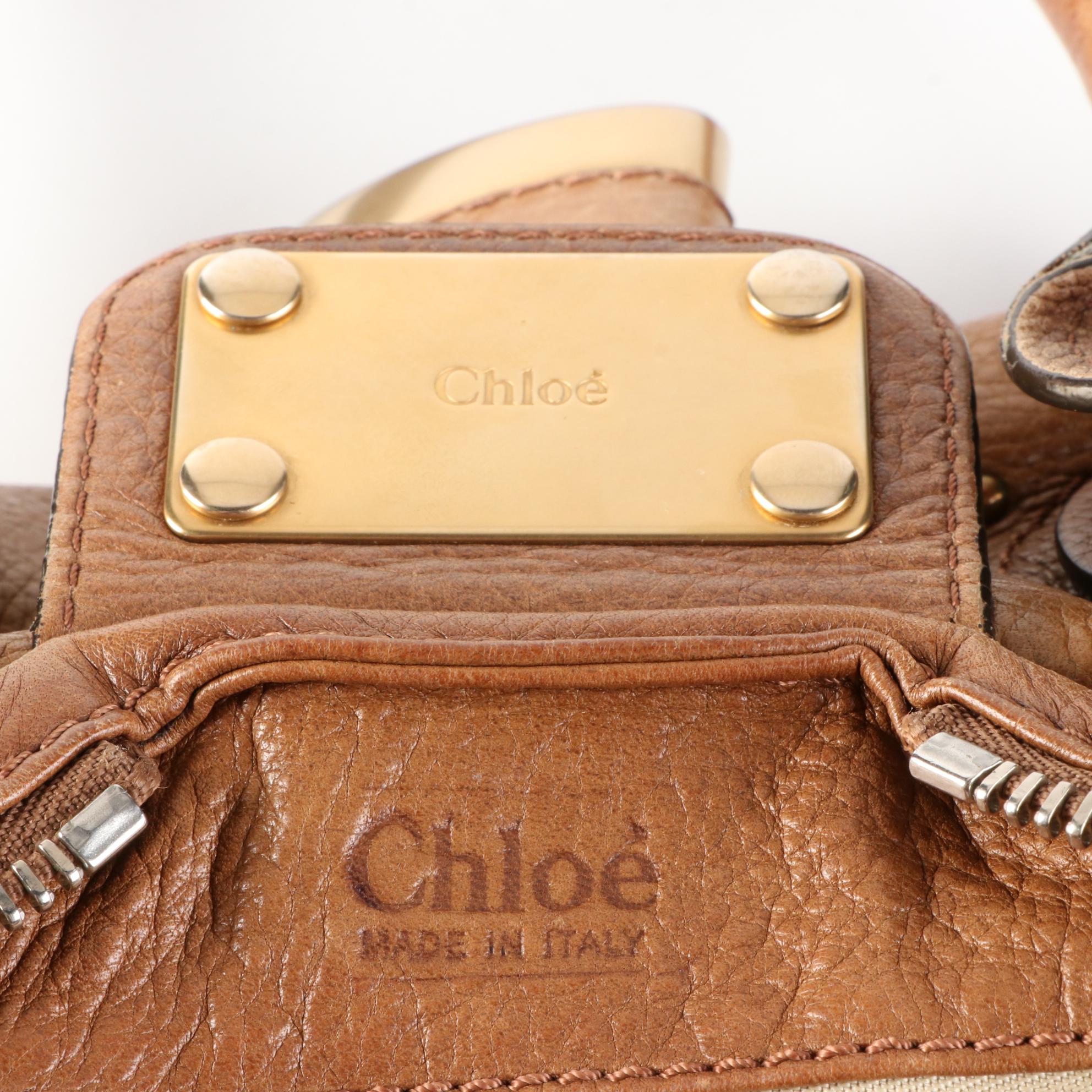 Chloé Paddington Medium Satchel Bag in Grain Leather