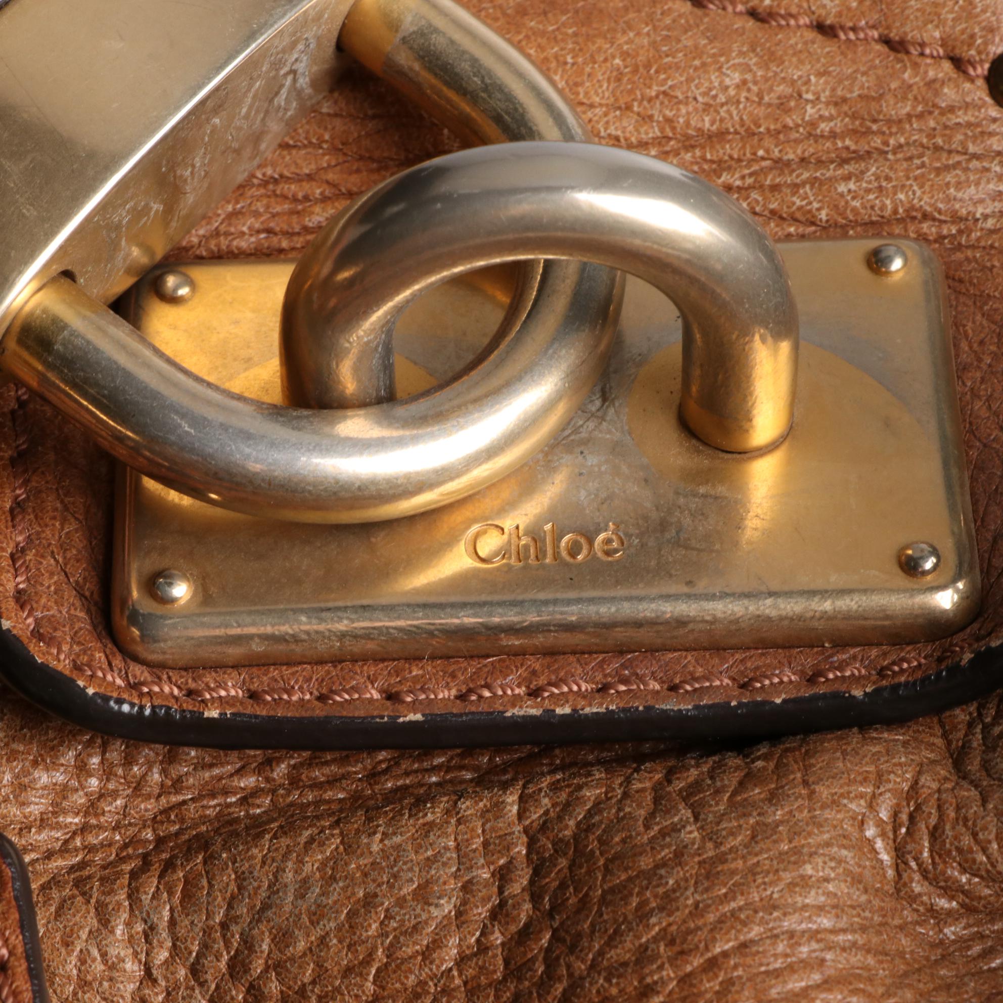 Chloé Paddington Medium Satchel Bag in Grain Leather