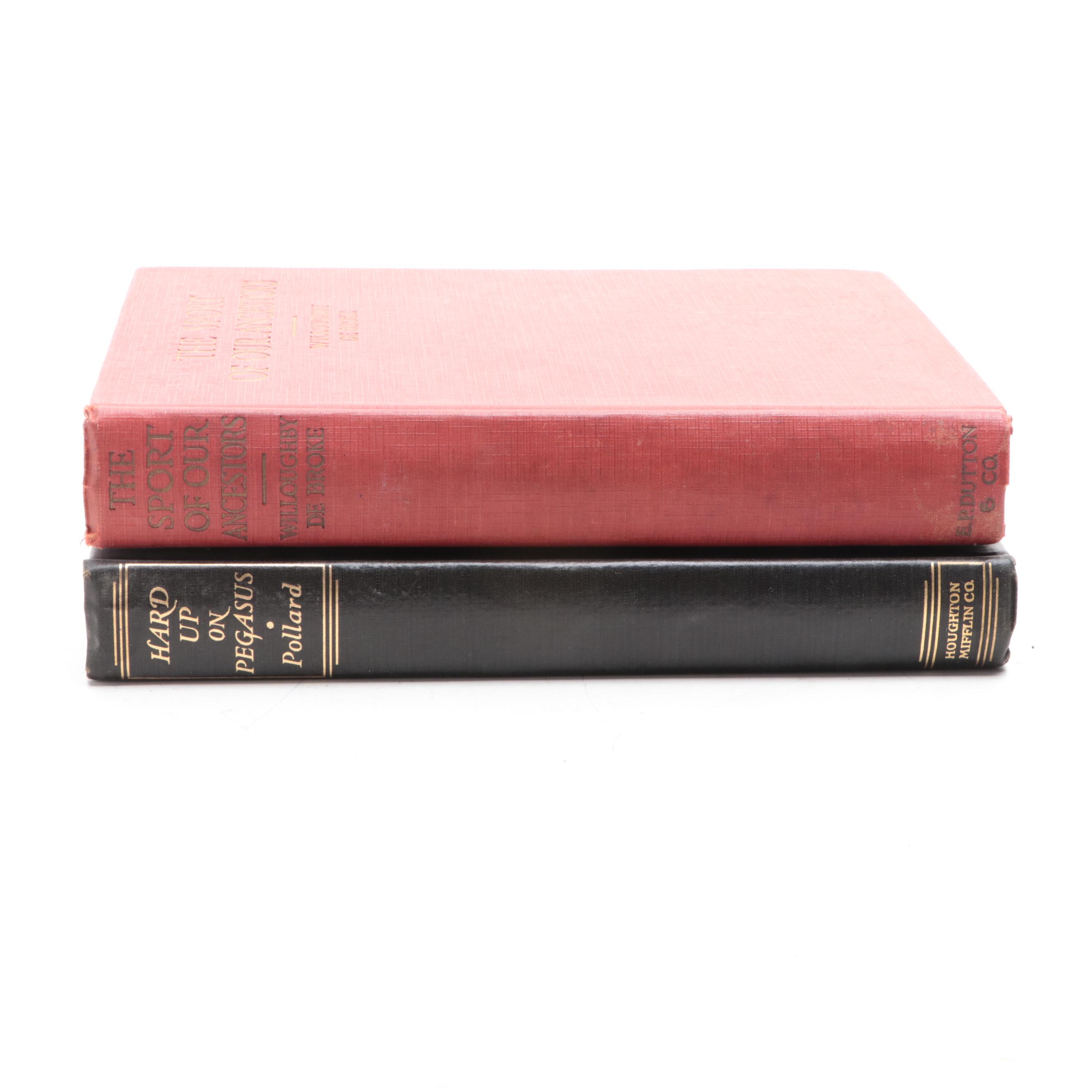 Illustrated "Hard Up on Pegasus" by Hugh B. C. Pollard and More