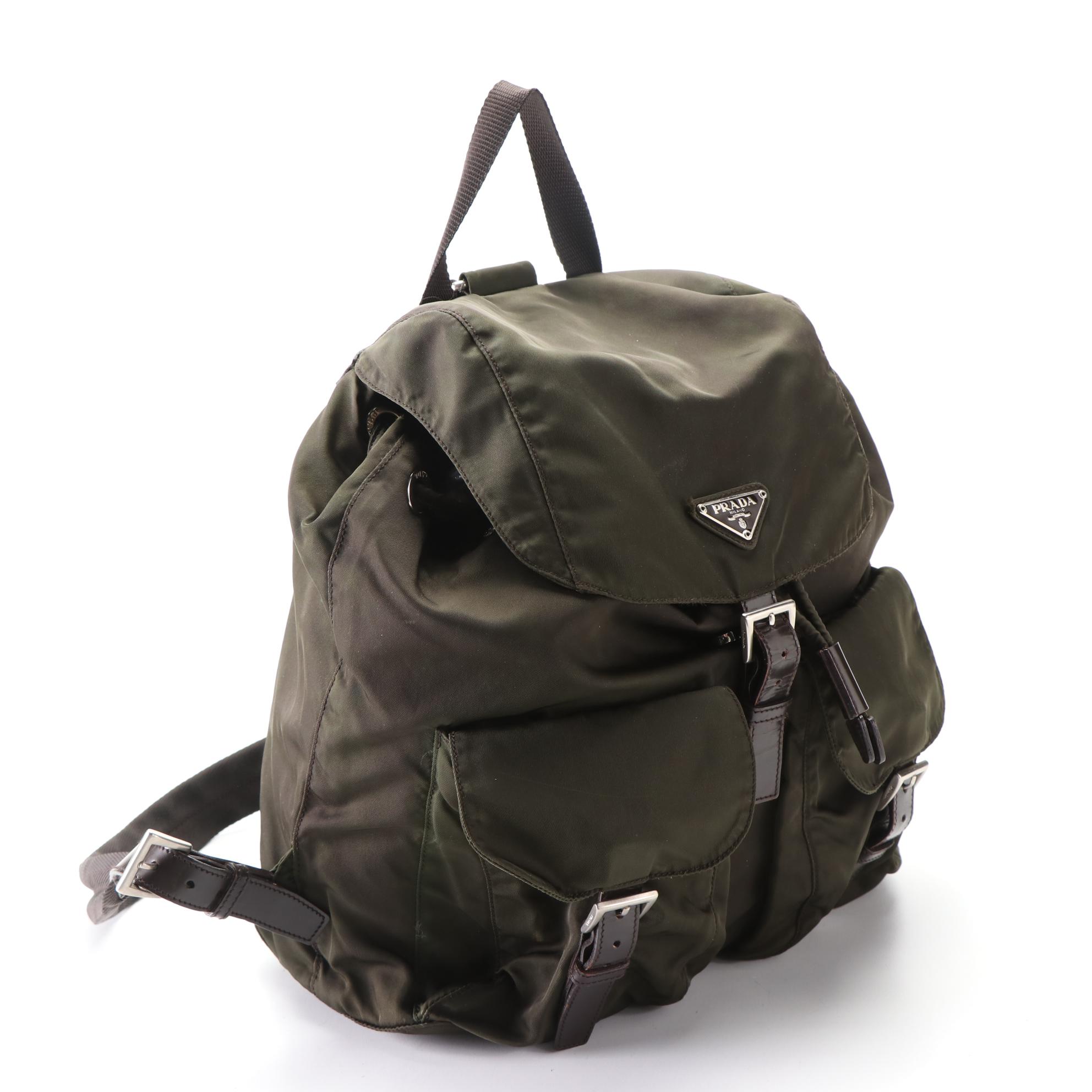 Prada Backpack in Nylon and Leather