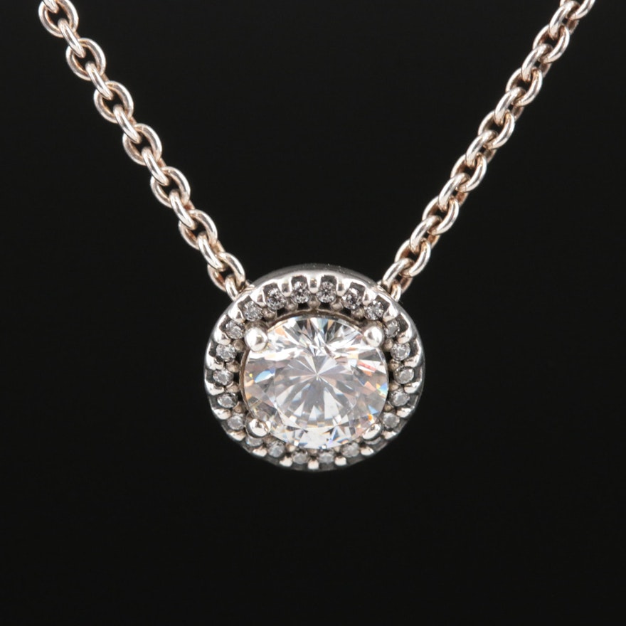 Sterling Cubic Zirconia Necklace