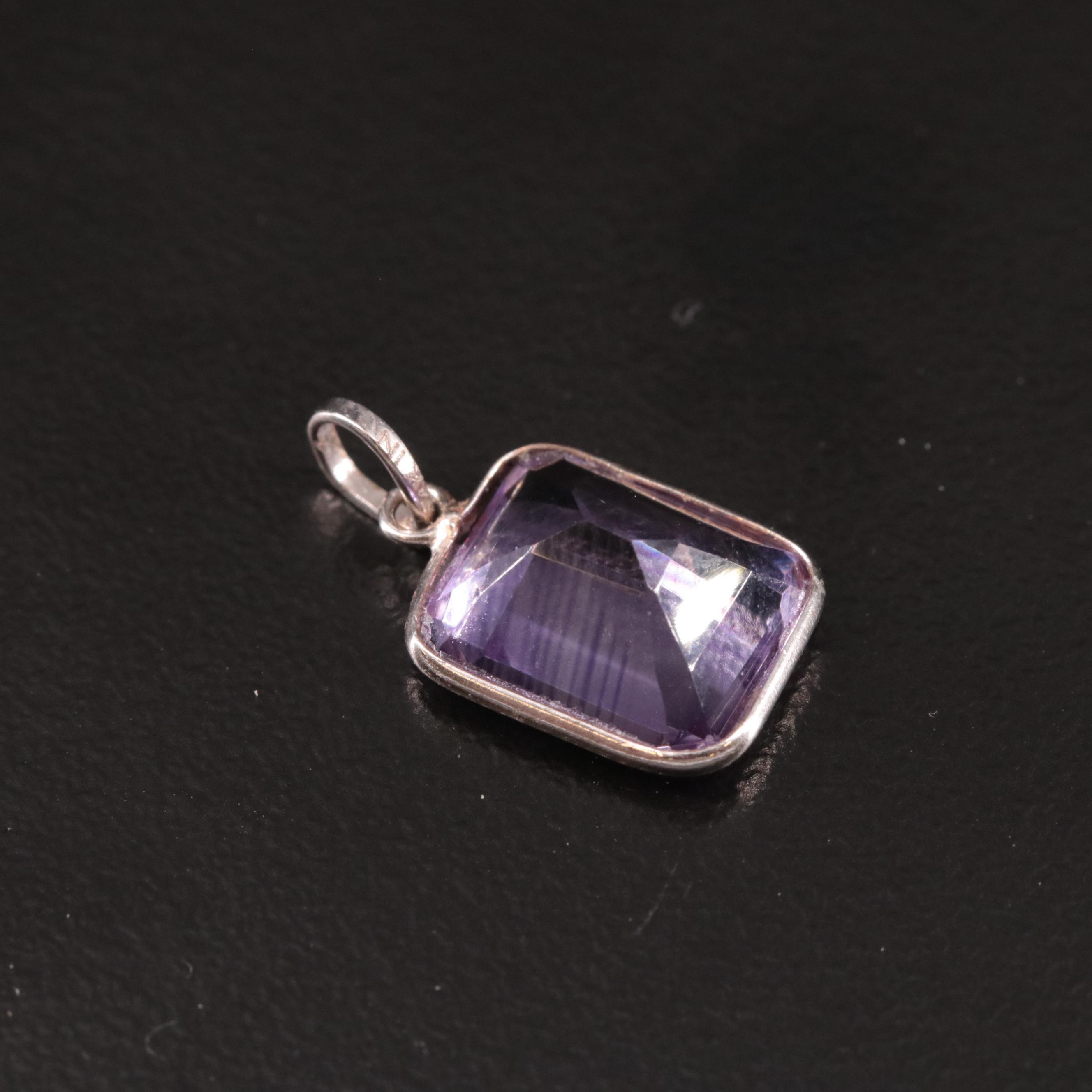 14K Amethyst Pendant