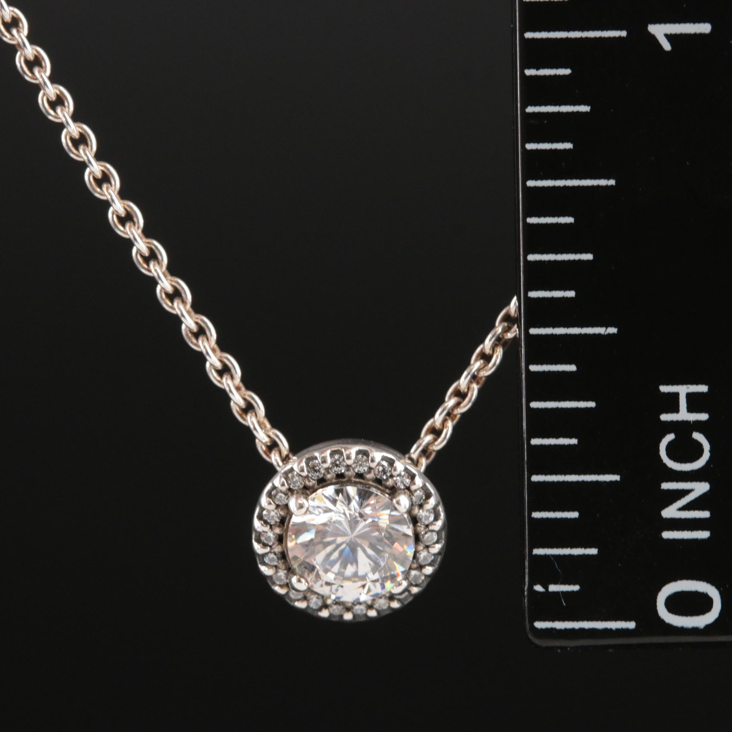 Sterling Cubic Zirconia Necklace