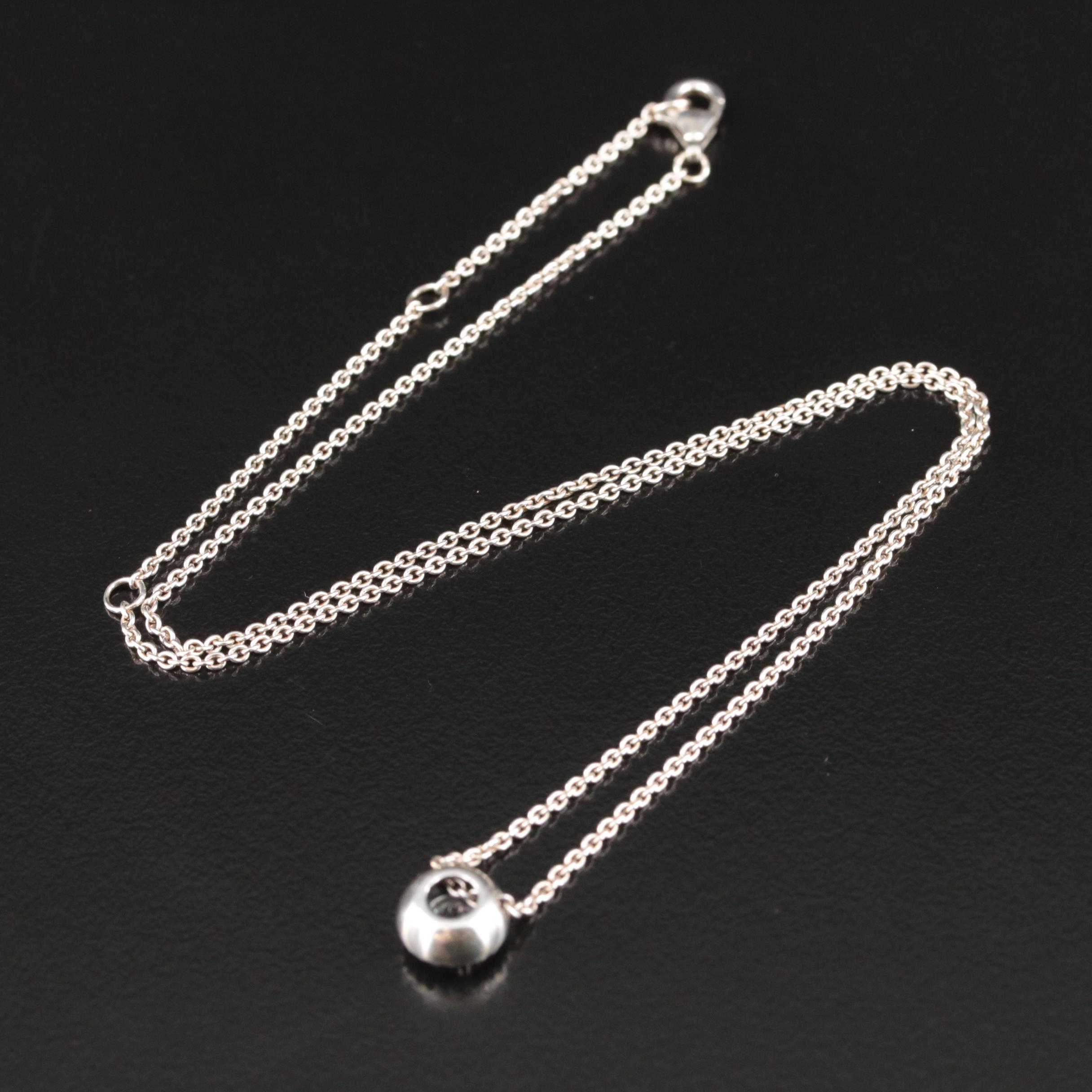 Sterling Cubic Zirconia Necklace