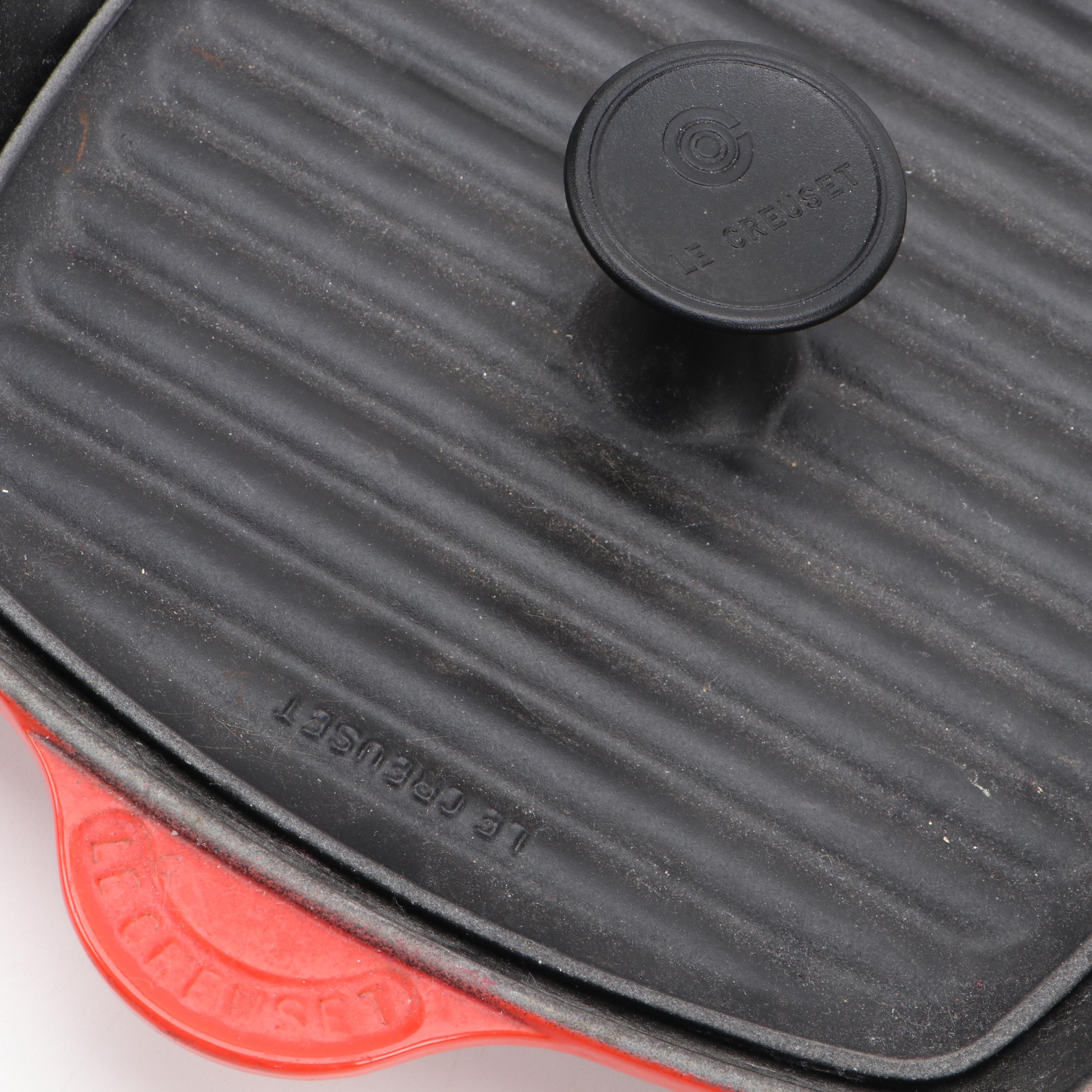 Le Creuset Grill Pan and Press Set