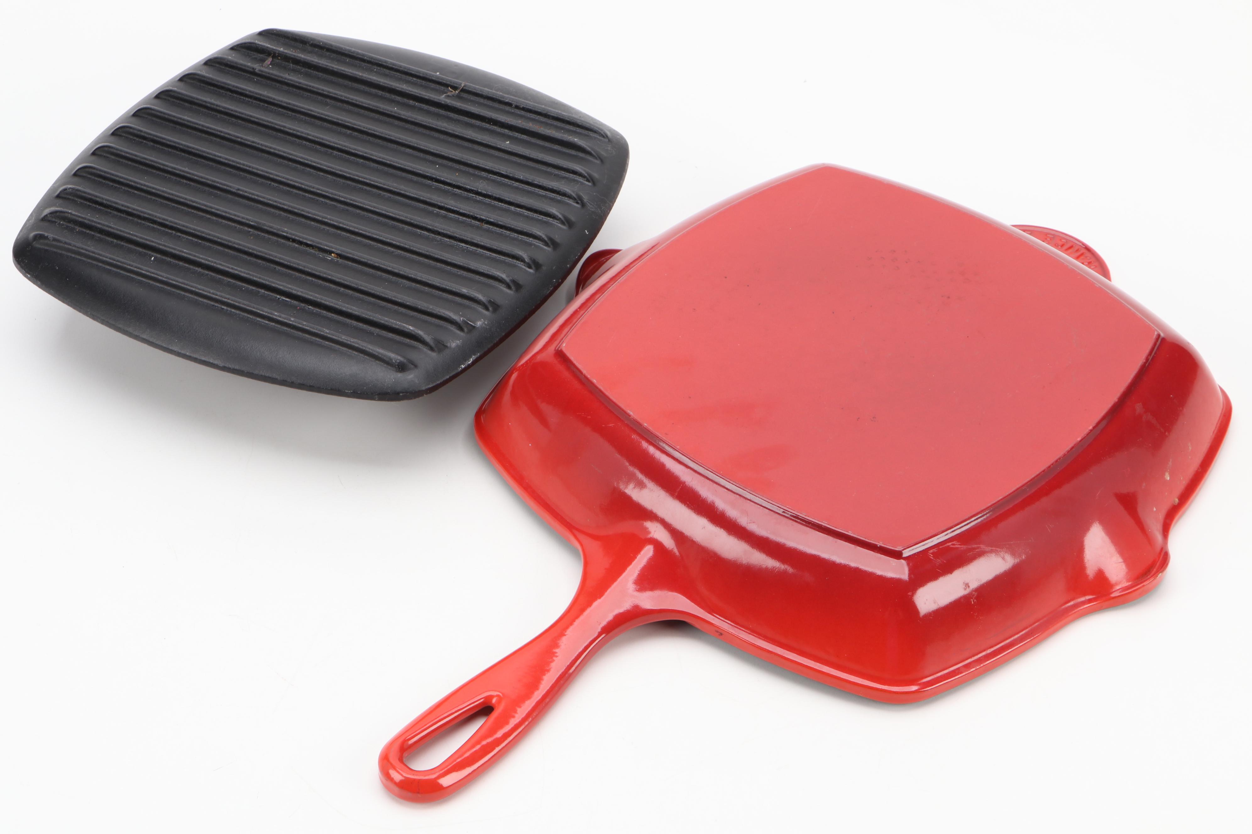 Le Creuset Grill Pan and Press Set