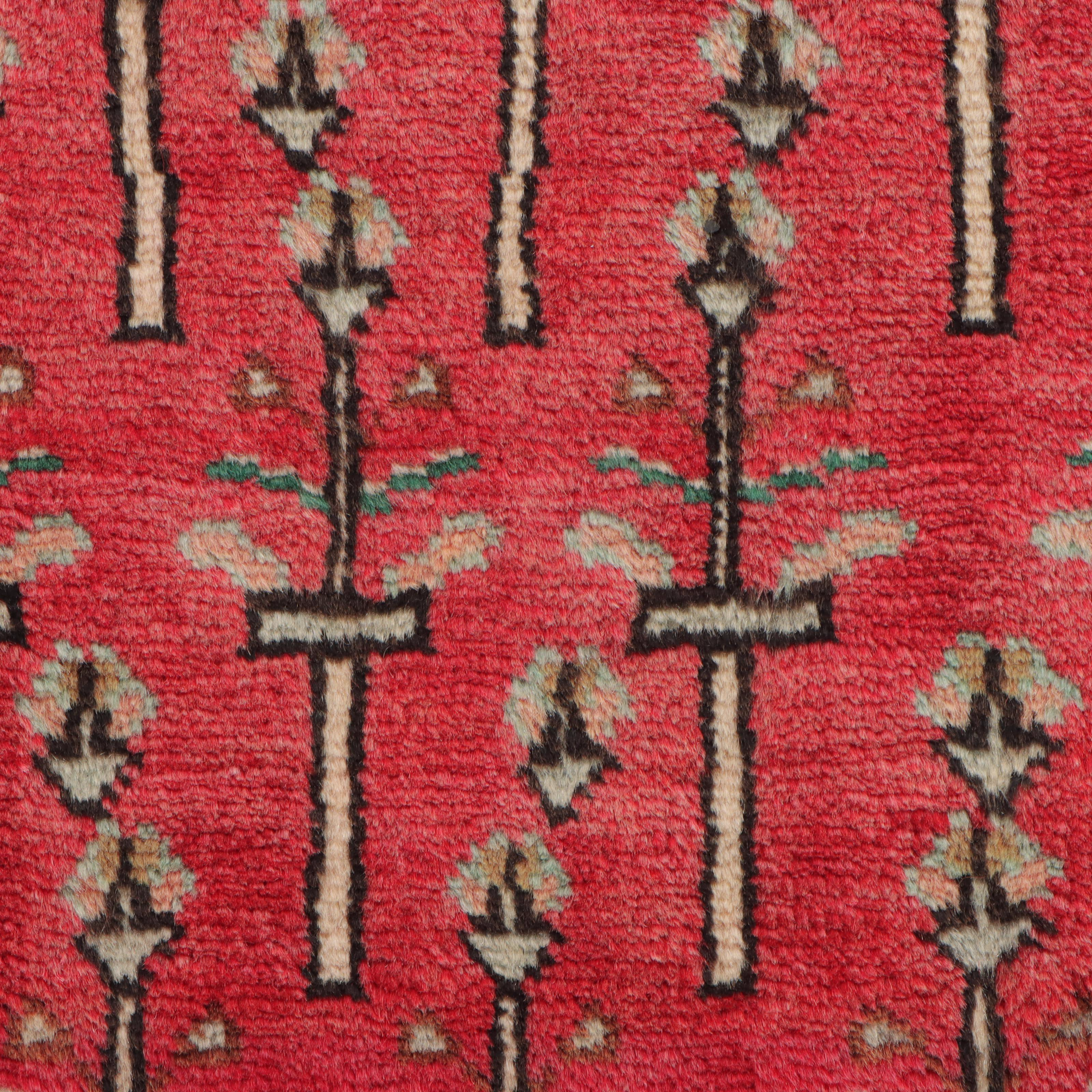 2'1 x 4'11 Hand-Knotted Persian Kurdish Accent Rug