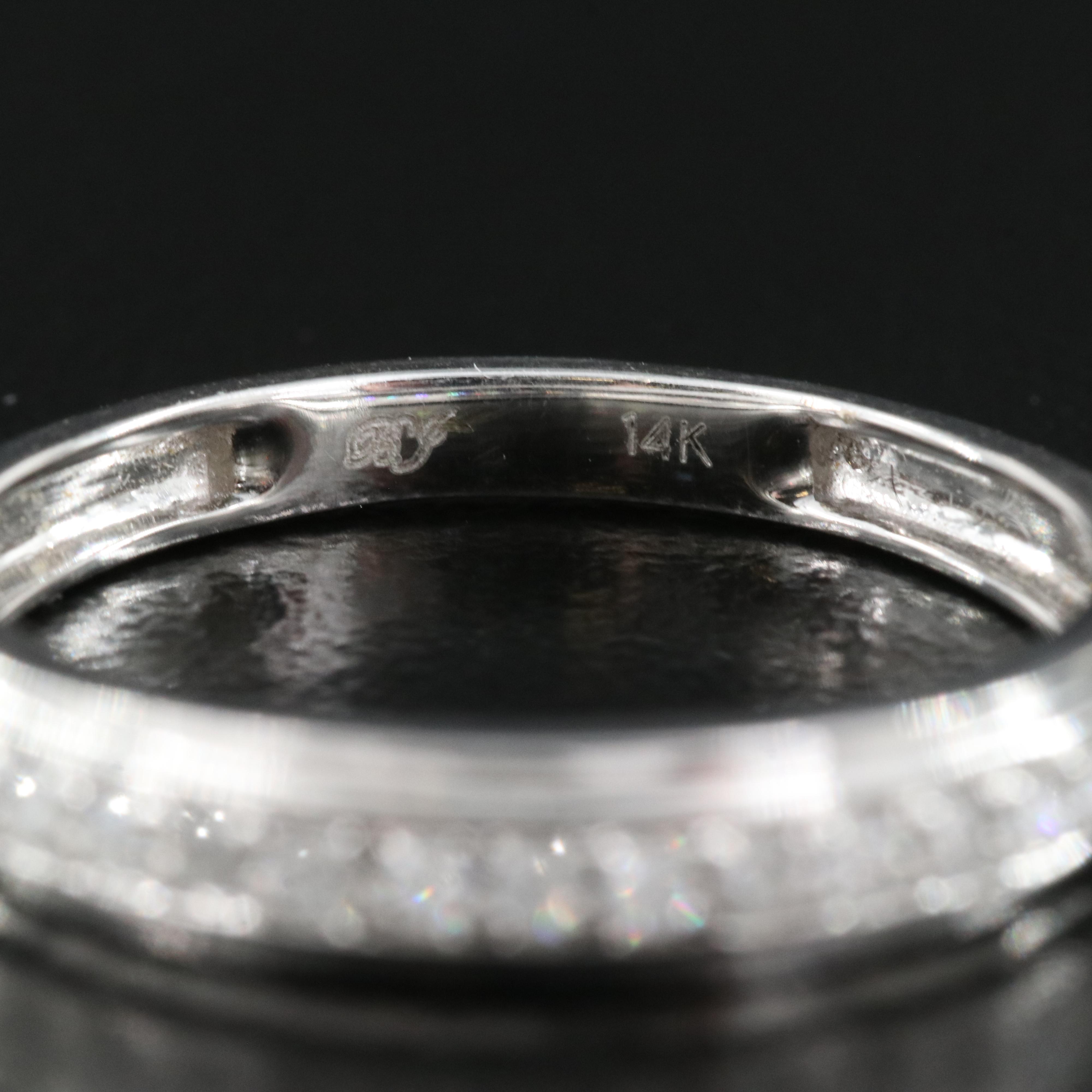 14K 0.78 CTW Diamond Ring and Band Set