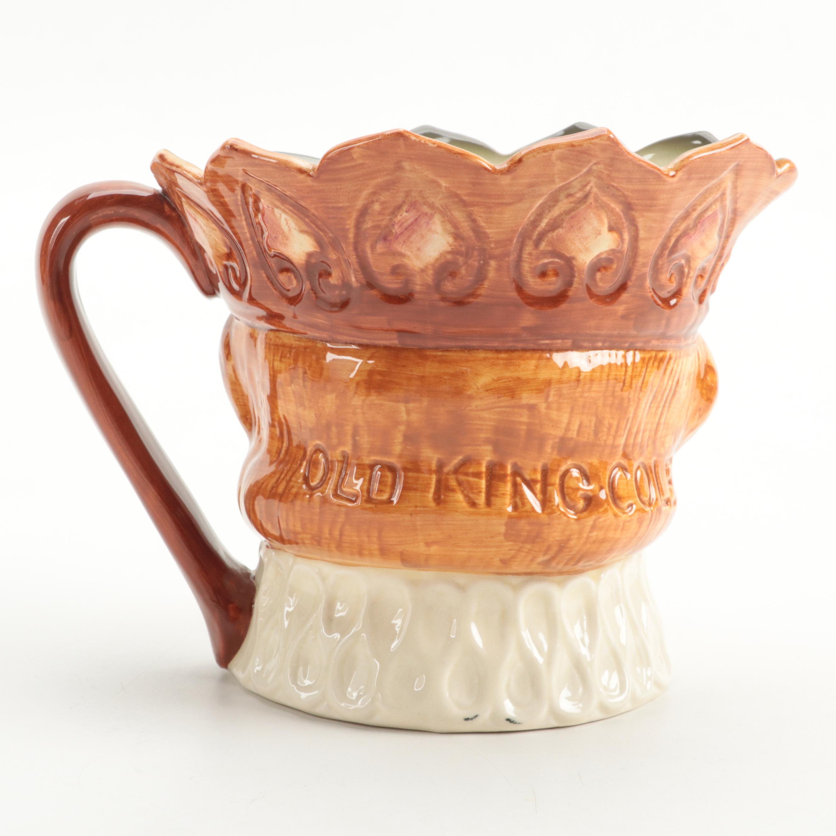 Royal Doulton "Old King Cole" Ceramic Toby Jug, Early to Mid-20th Century