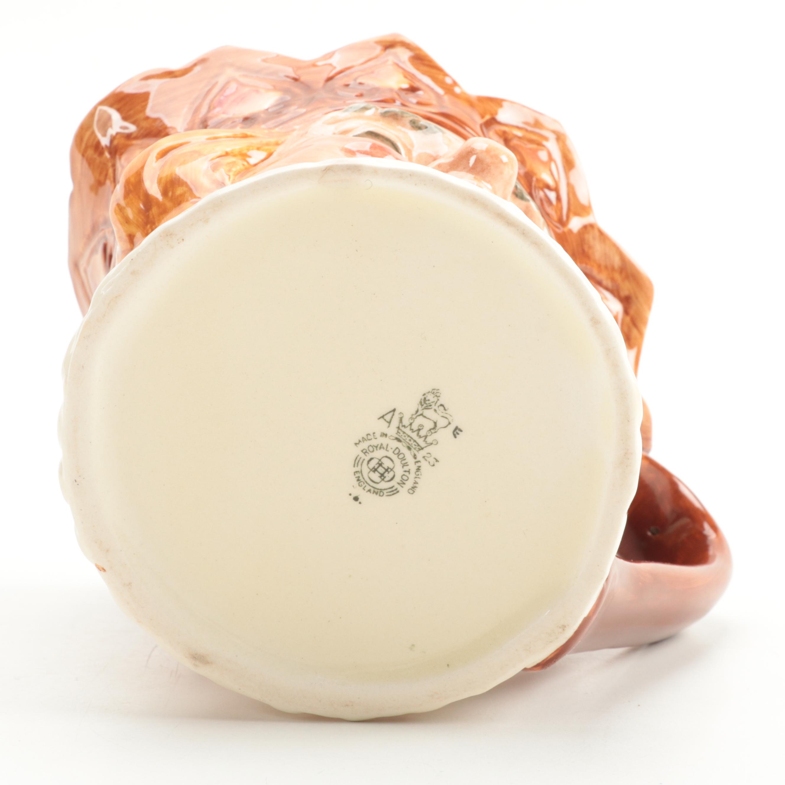 Royal Doulton "Old King Cole" Ceramic Toby Jug, Early to Mid-20th Century