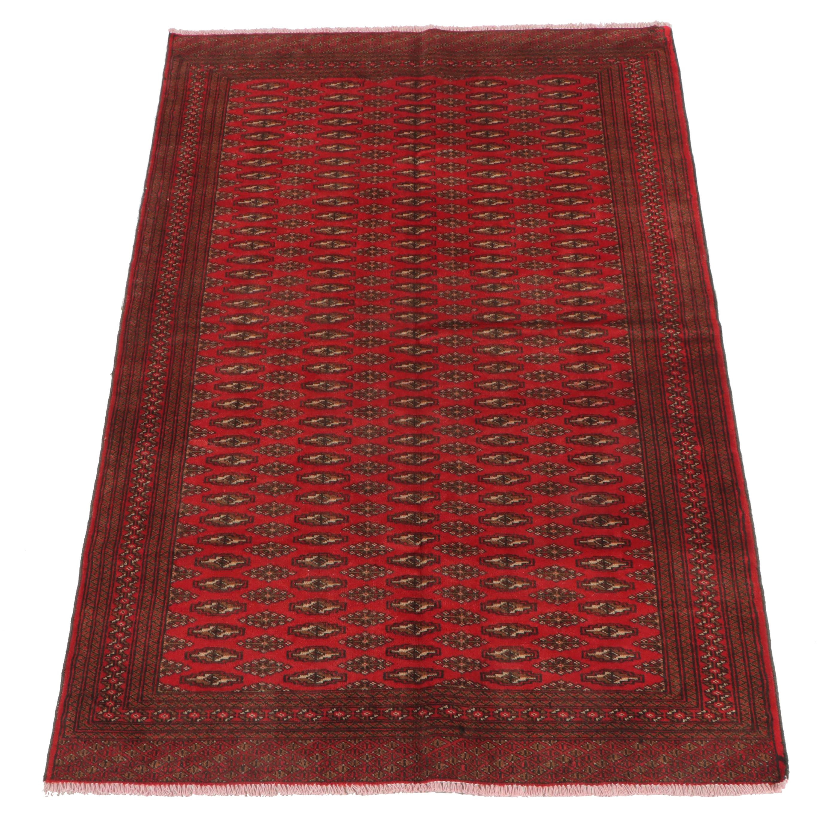 4'4 x 6'8 Hand-Knotted Persian Baluch Area Rug