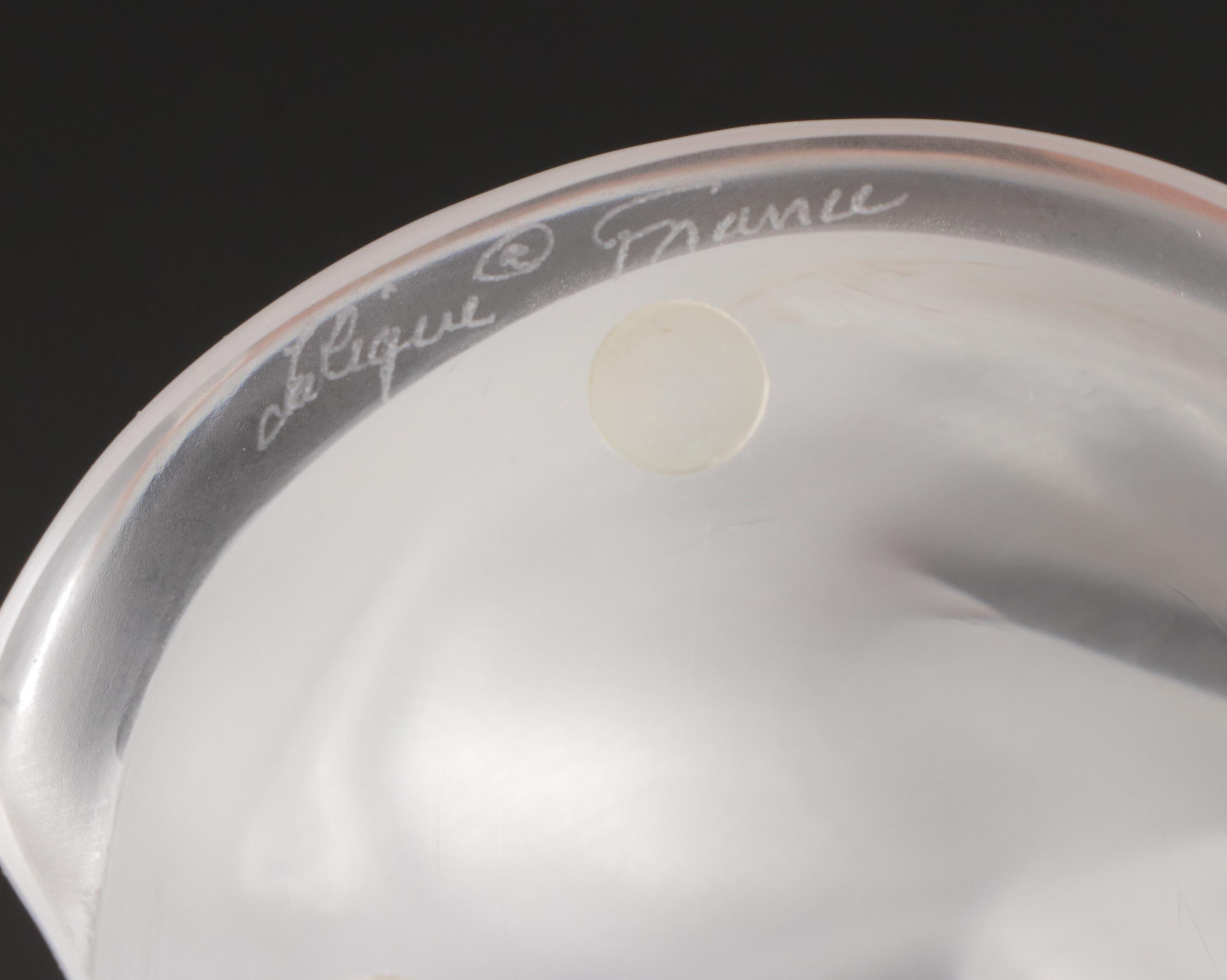 Lalique Frosted Crystal Rat Figurine