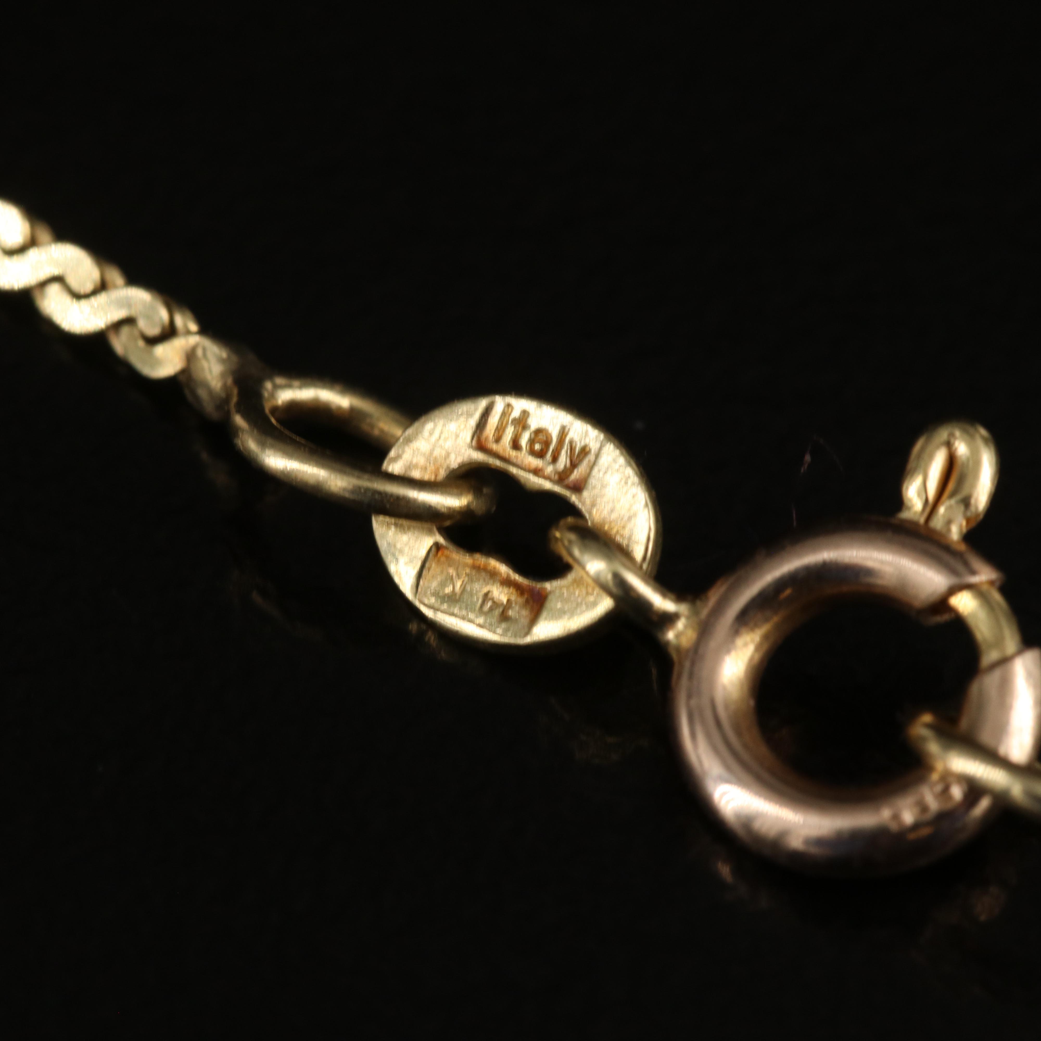 14K 0.36 CTW Diamond Station Necklace