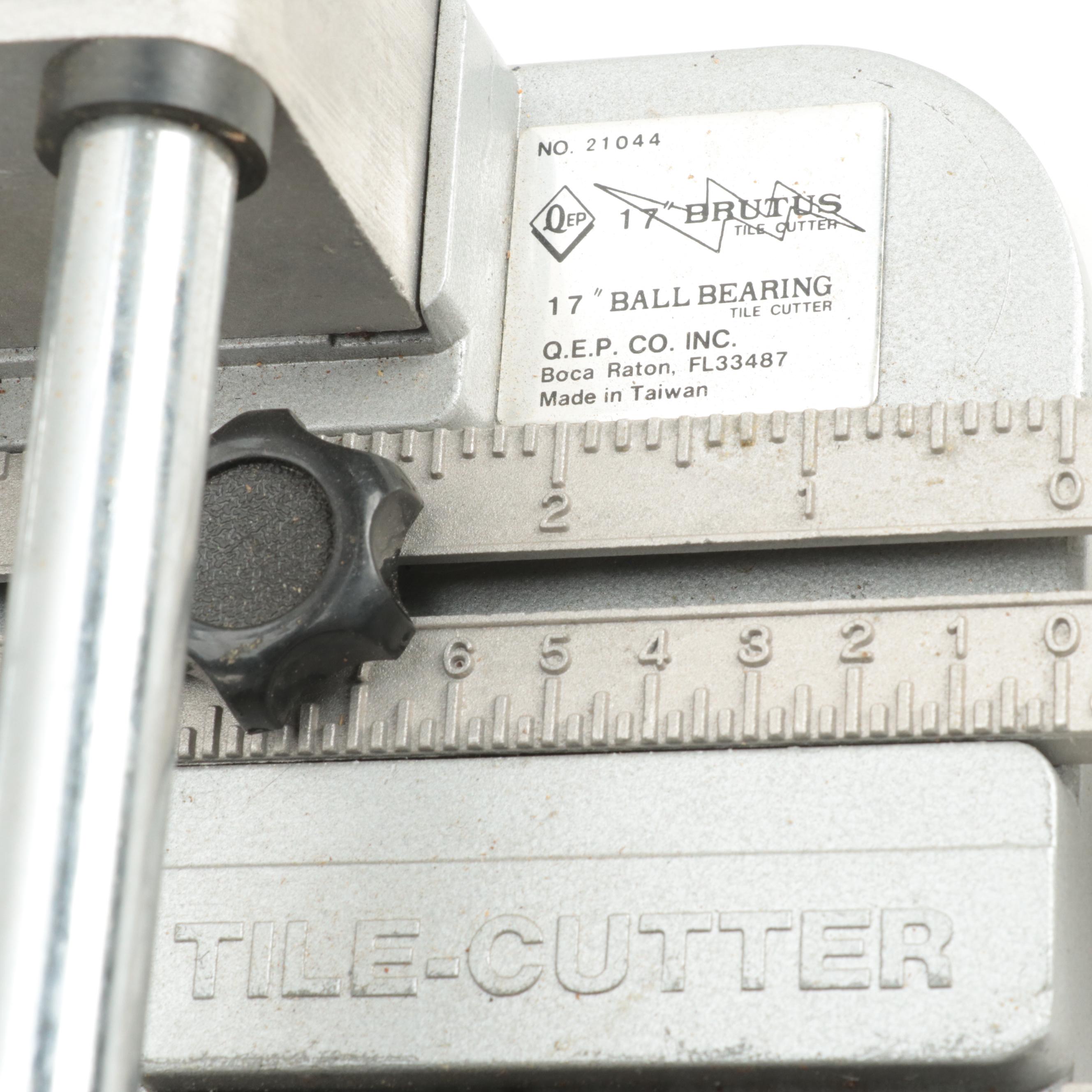 Q.E.P. Co. "Brutus" 17" Manual Tile Cutter