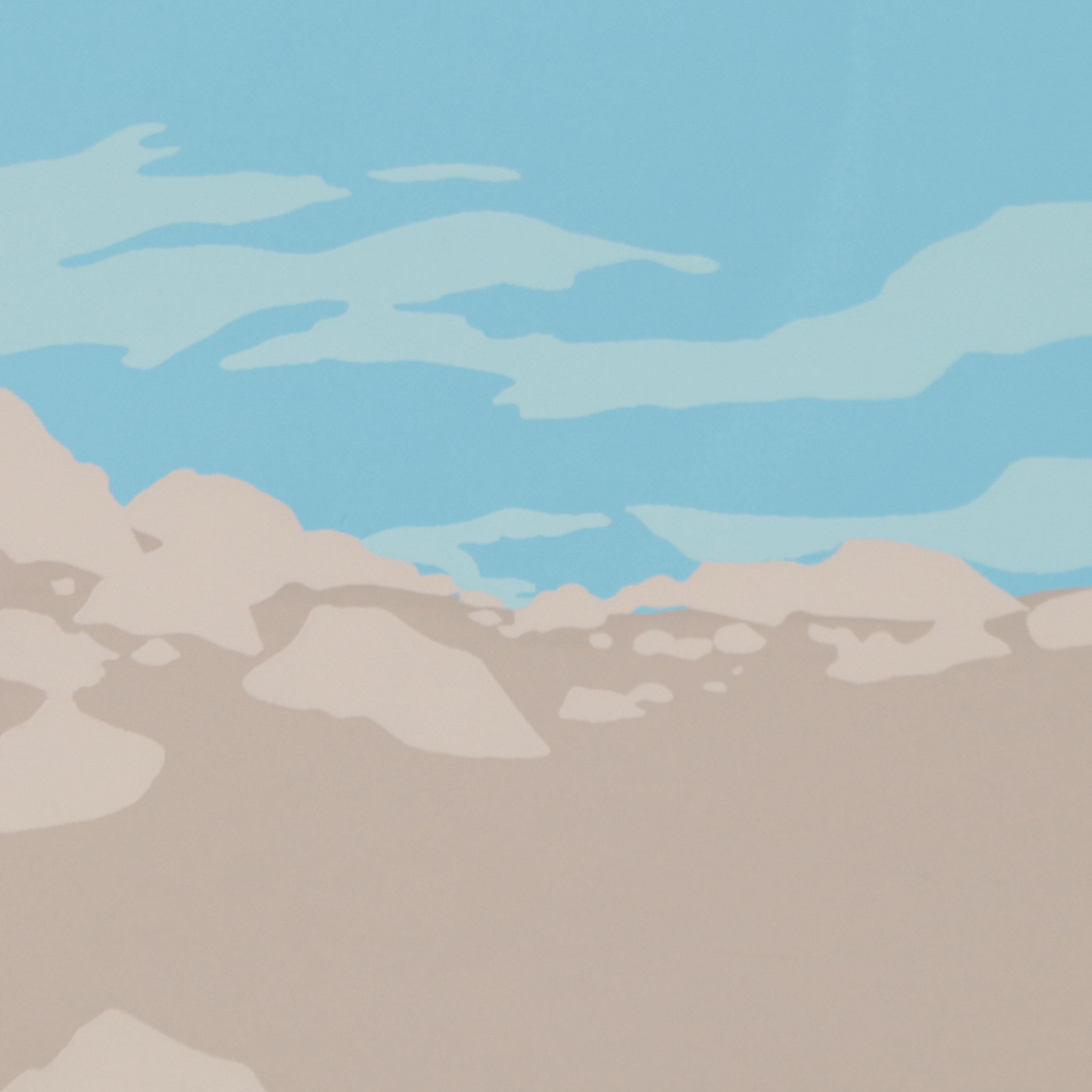 Lorna Massie Serigraph of Figure By The Beach