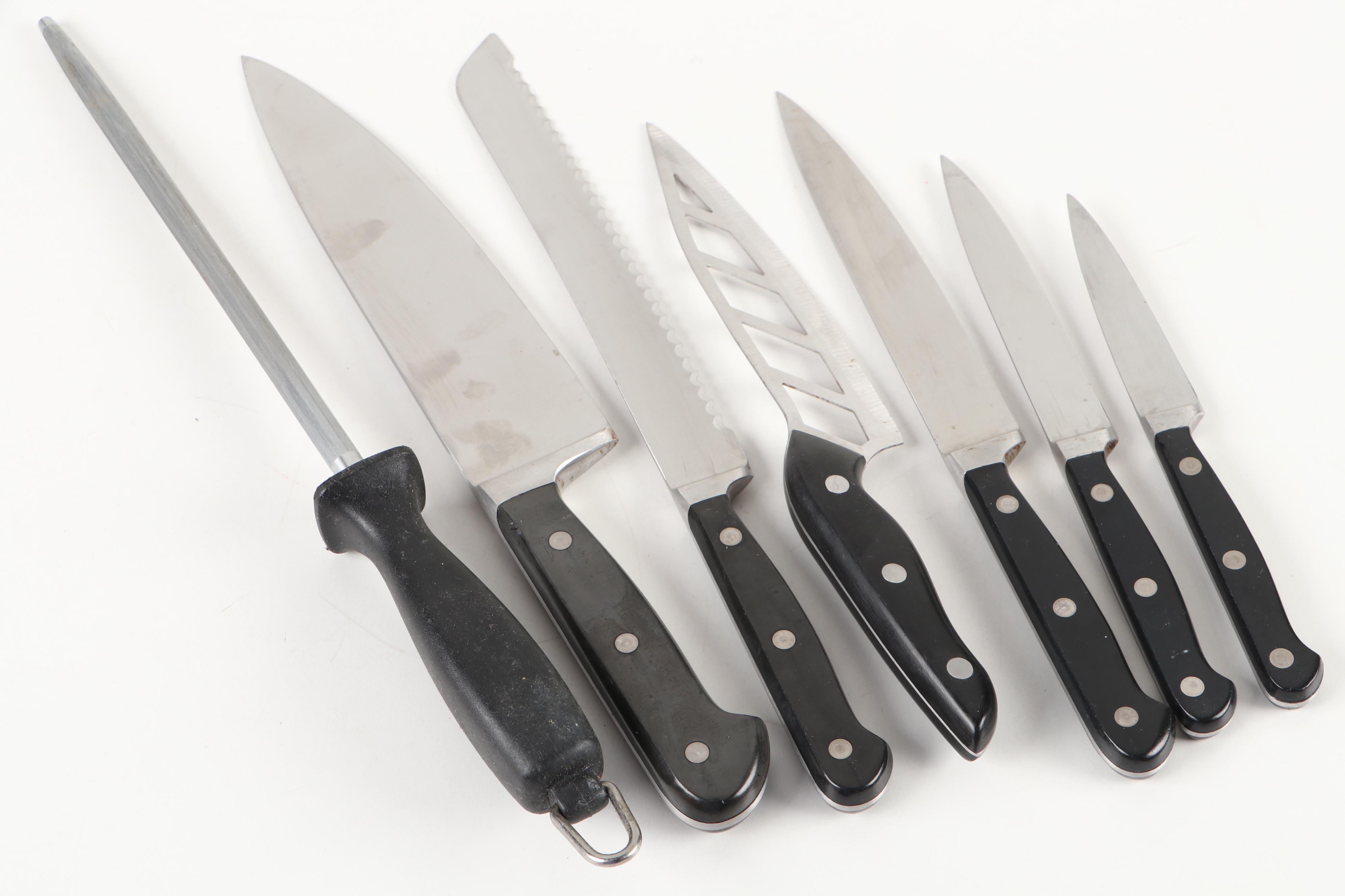 Wusthof Cutlery Block With Kitchen Knives