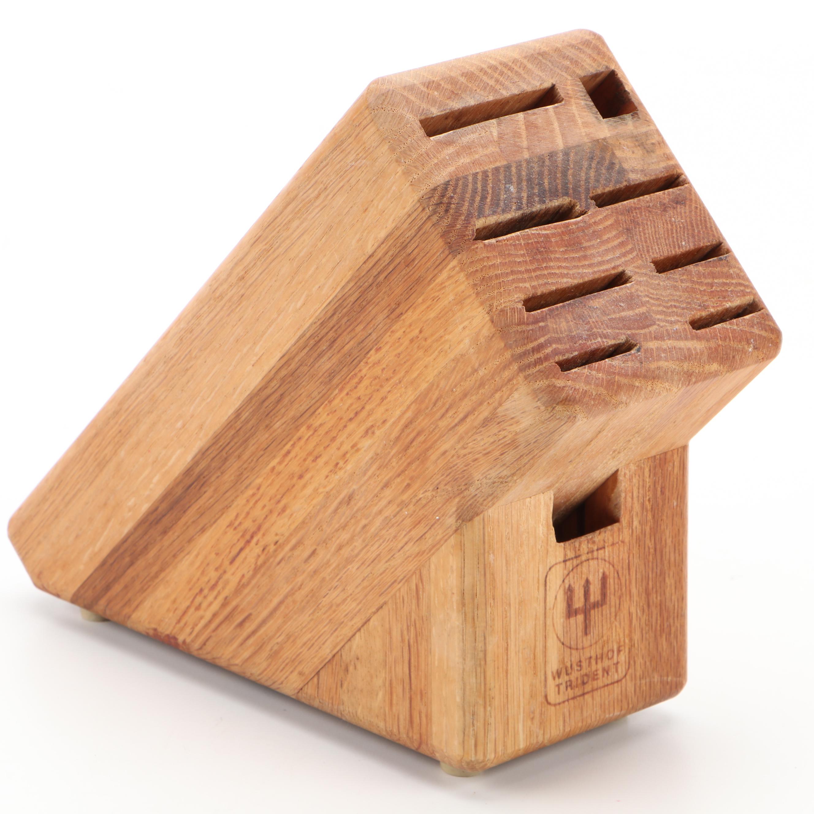 Wusthof Cutlery Block With Kitchen Knives