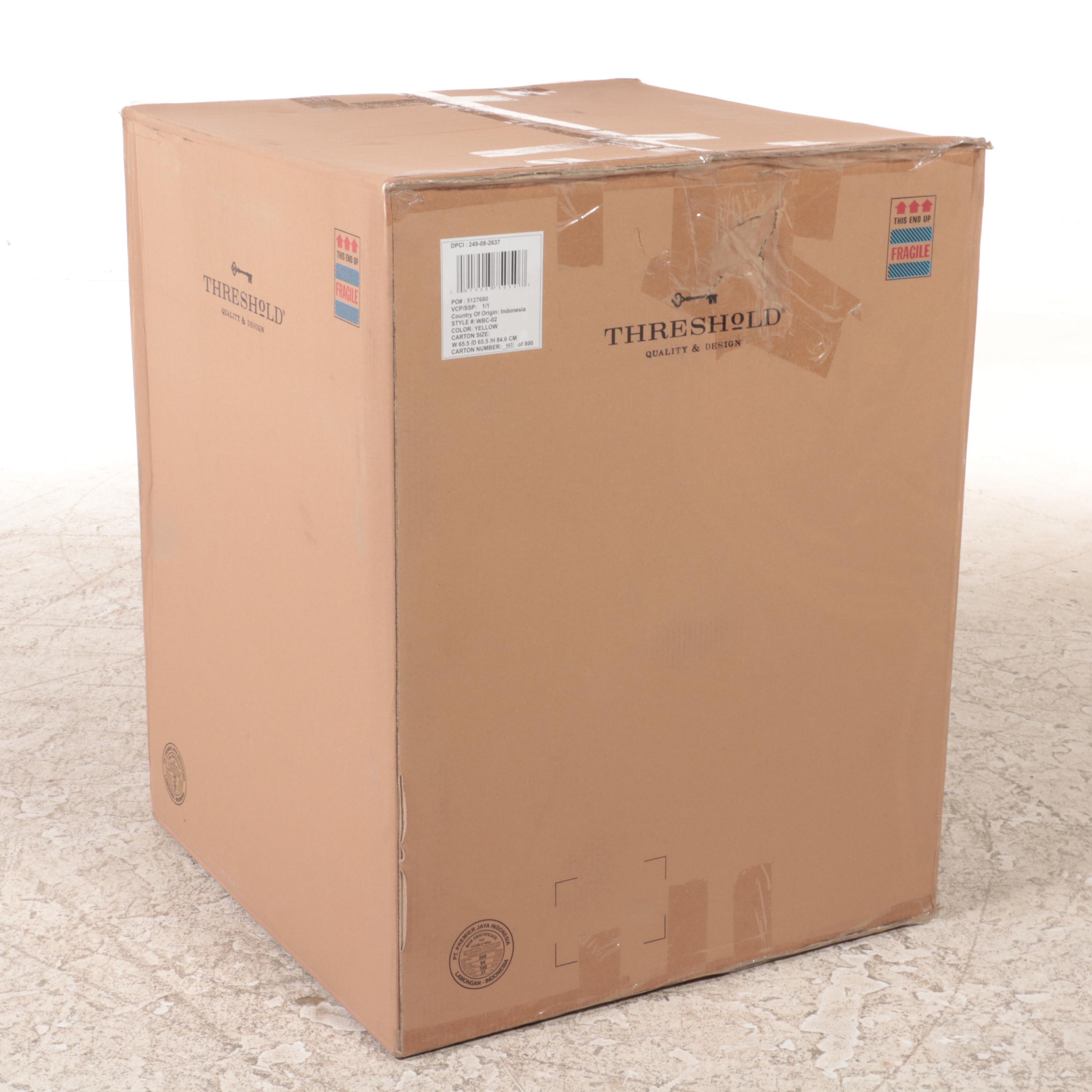 Threshold With Studio McGee Rialto Woven Rattan Barrel Back Chair With Cushion