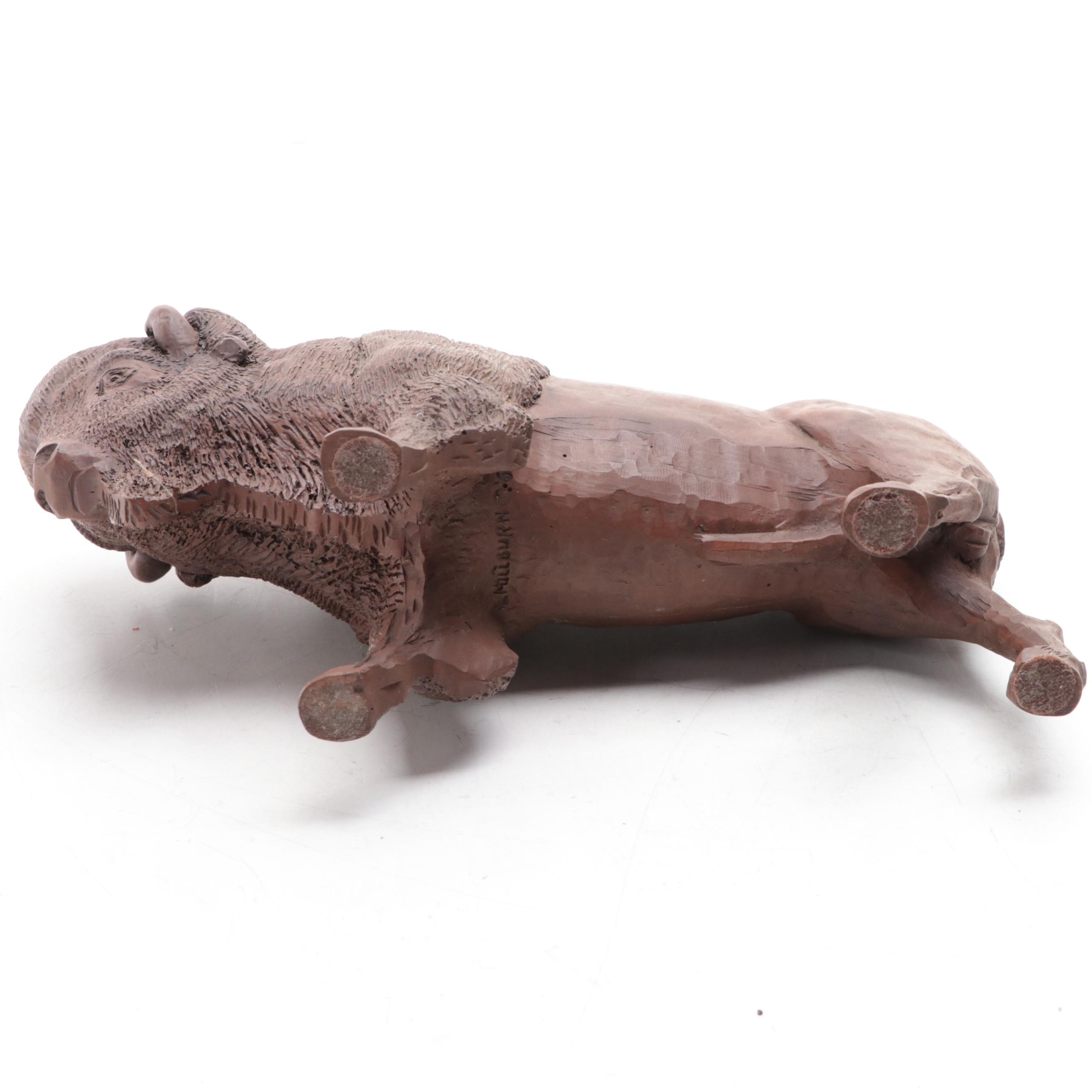 Red Mill Eagle Figurine with Other Figurines