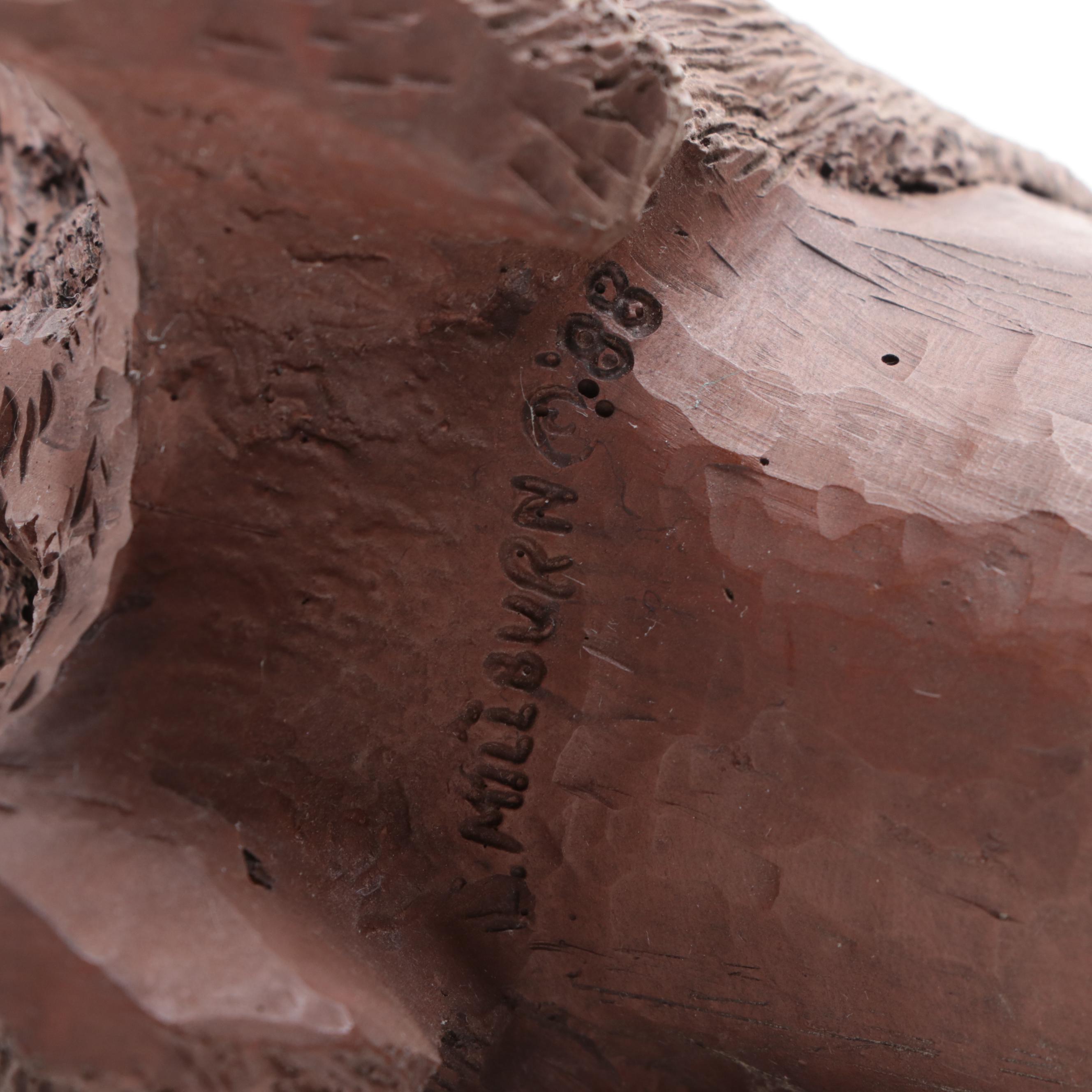 Red Mill Eagle Figurine with Other Figurines