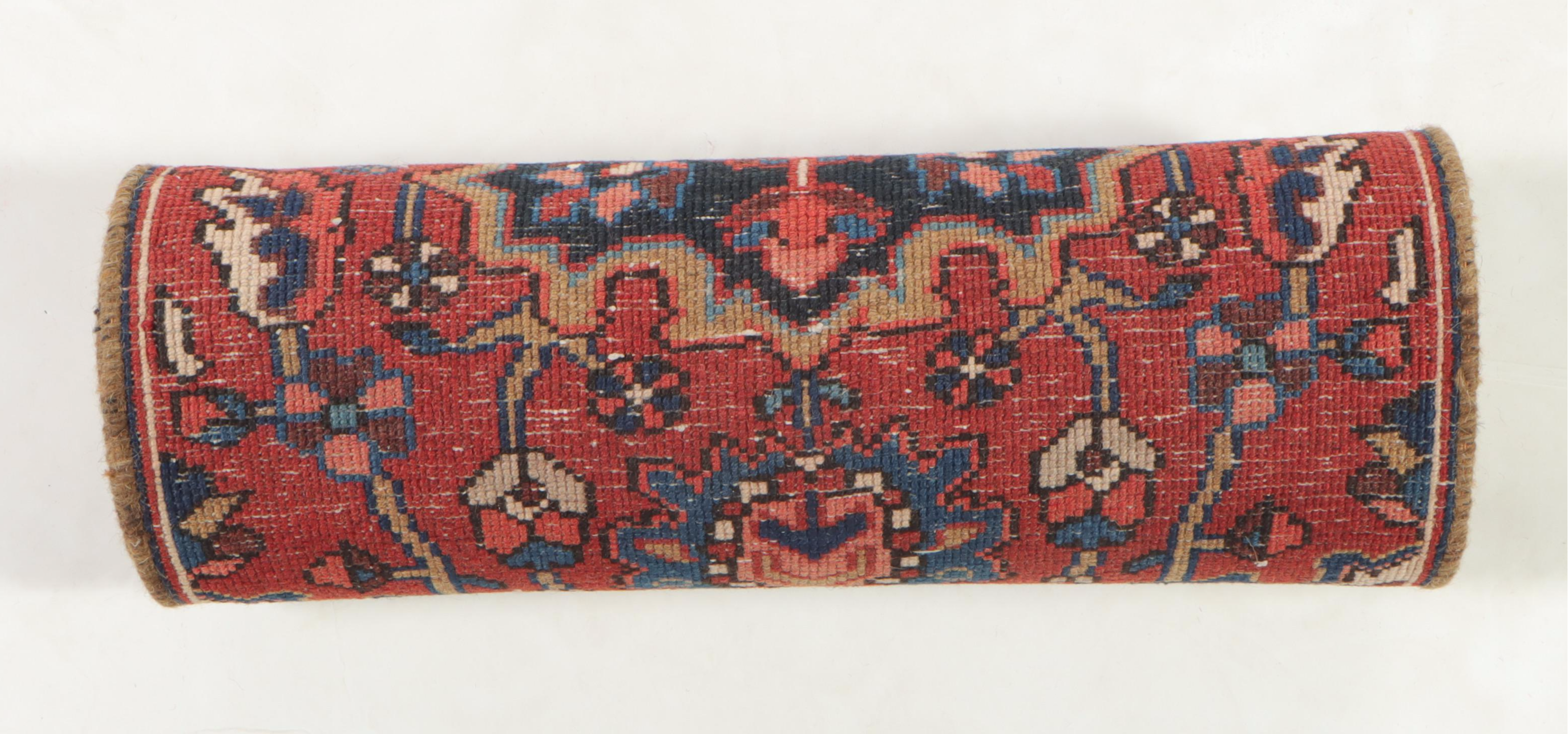 1'10 x 6'11 Hand-Knotted Persian Heriz Carpet Runner