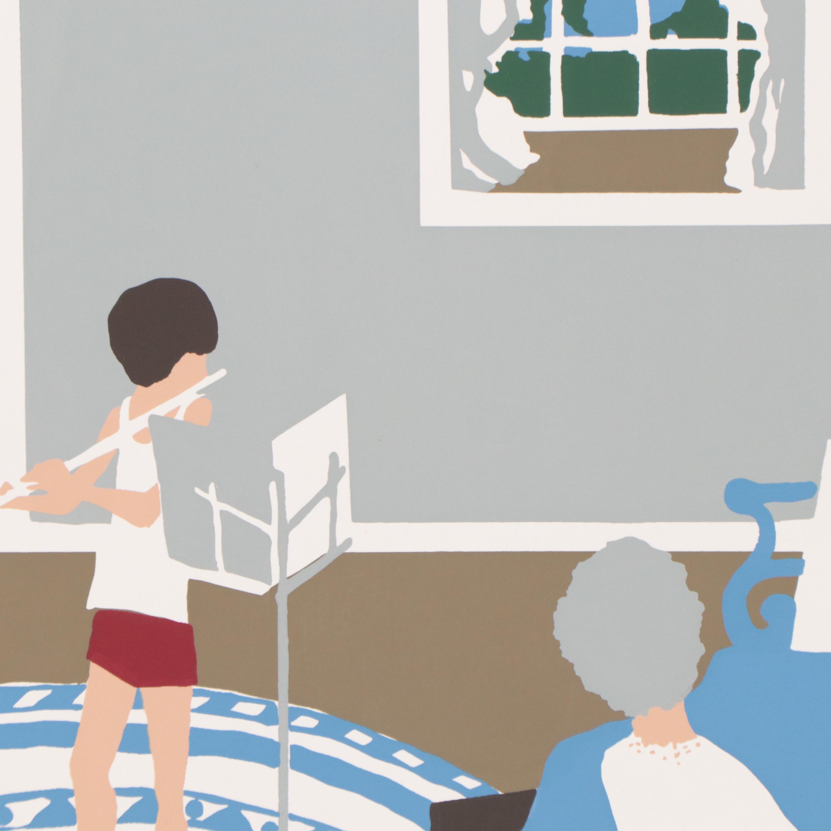 Lorna Massie Serigraph of Musicans