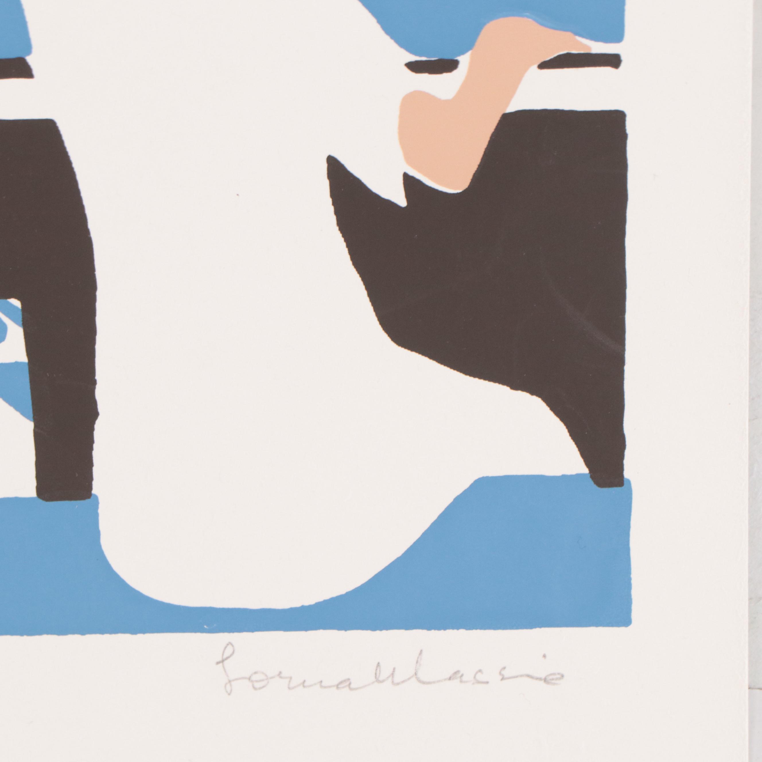 Lorna Massie Serigraph of Musicans