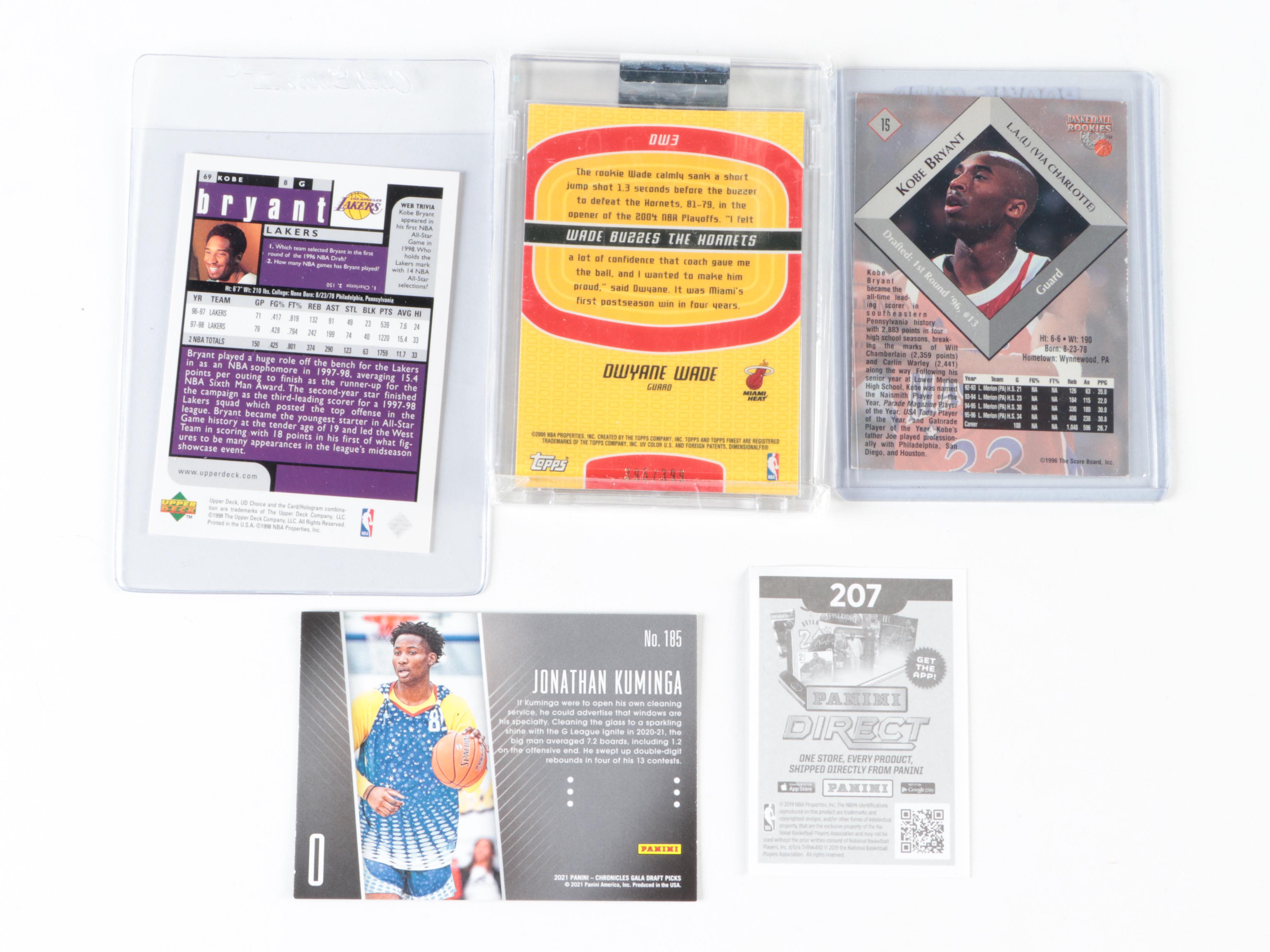 Panini, More Basketball Cards with Bryant, More Rookies, Curry, 1990s–2020s