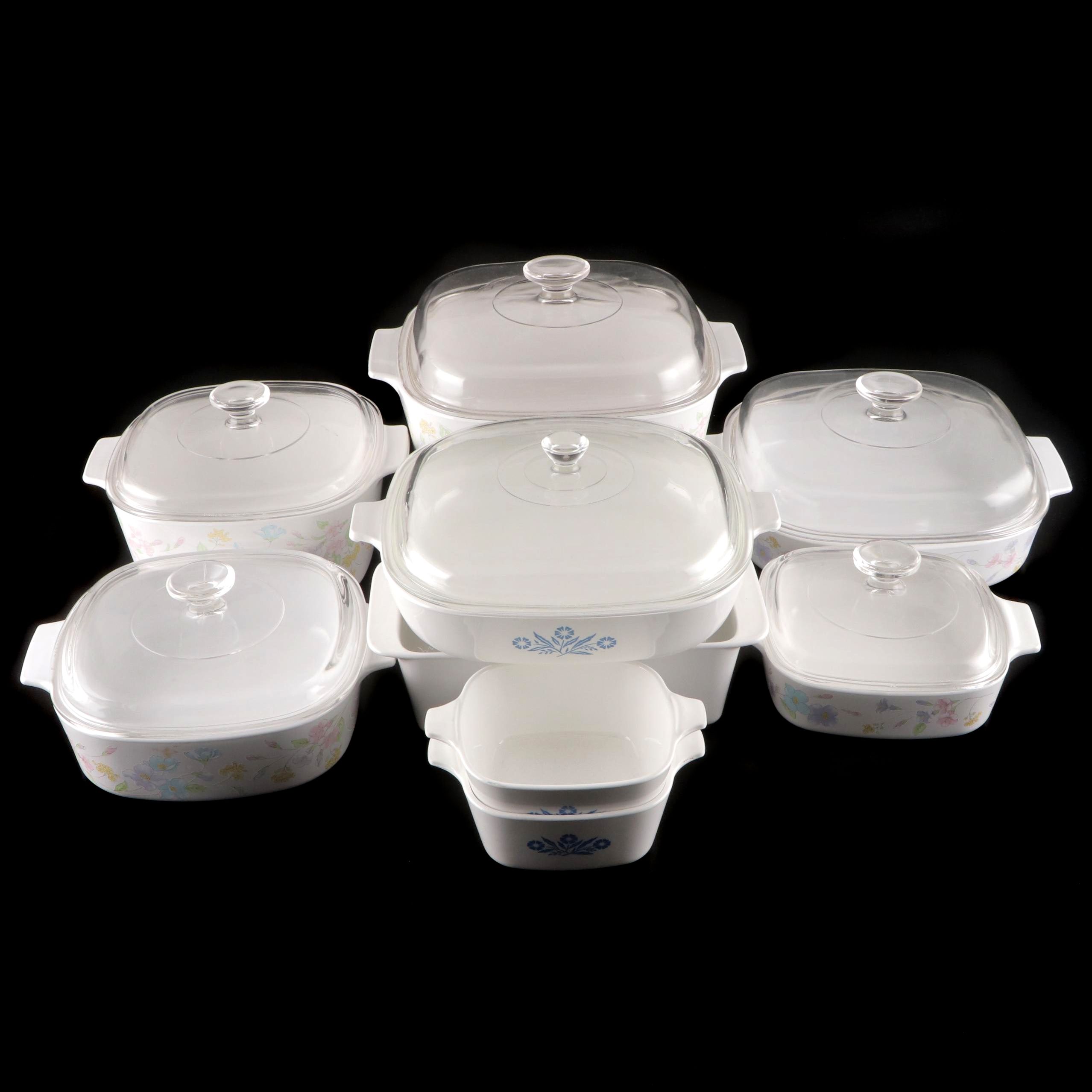 CorningWare "Cornflower Blue" and Other Casserole Dishes