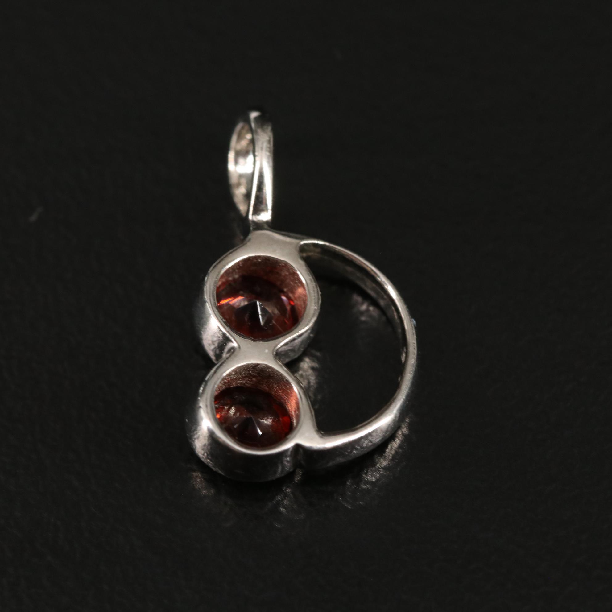 Sterling Garnet Pendant