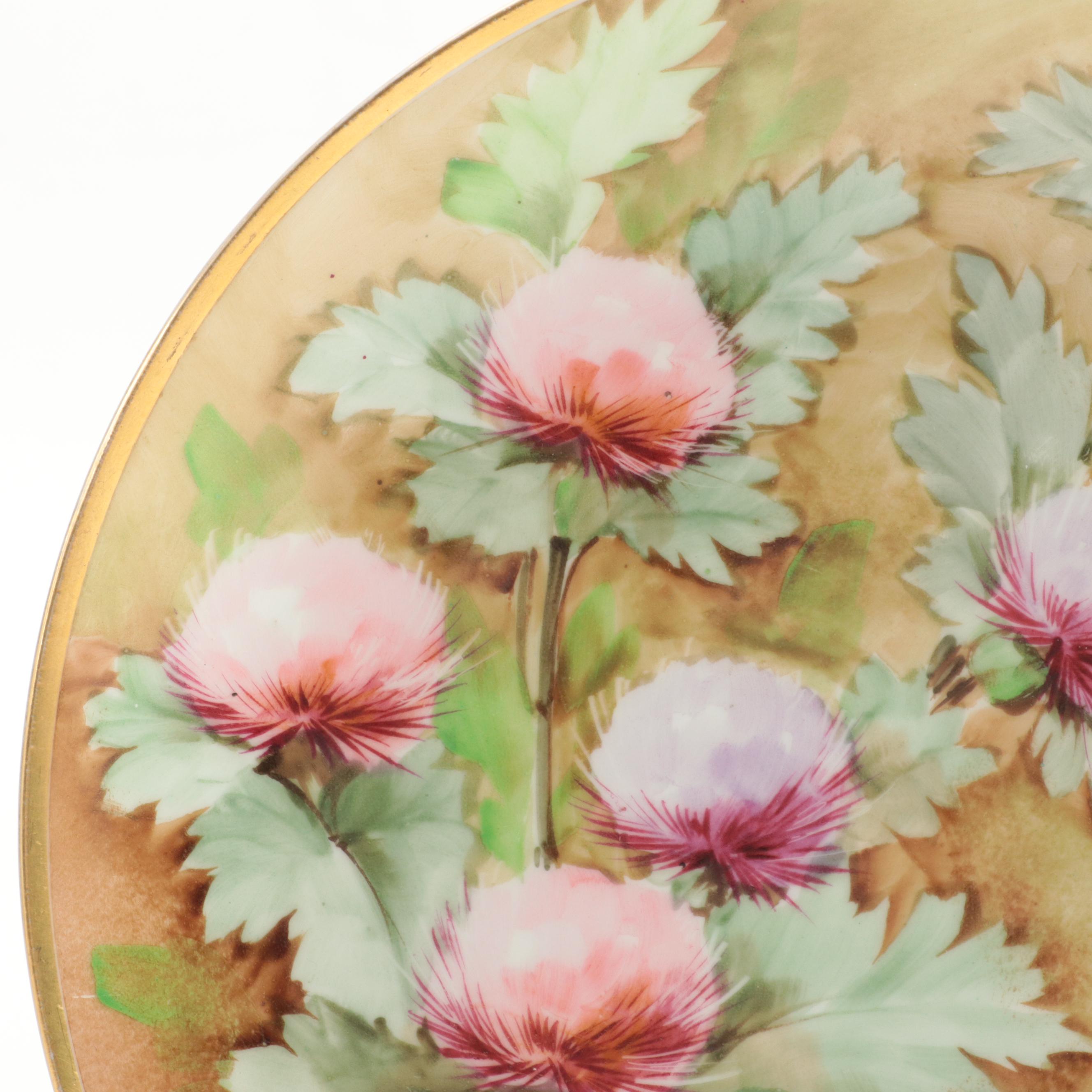 Richard Ginori and Other Hand-Painted Porcelain and Ceramic Cabinet Plates