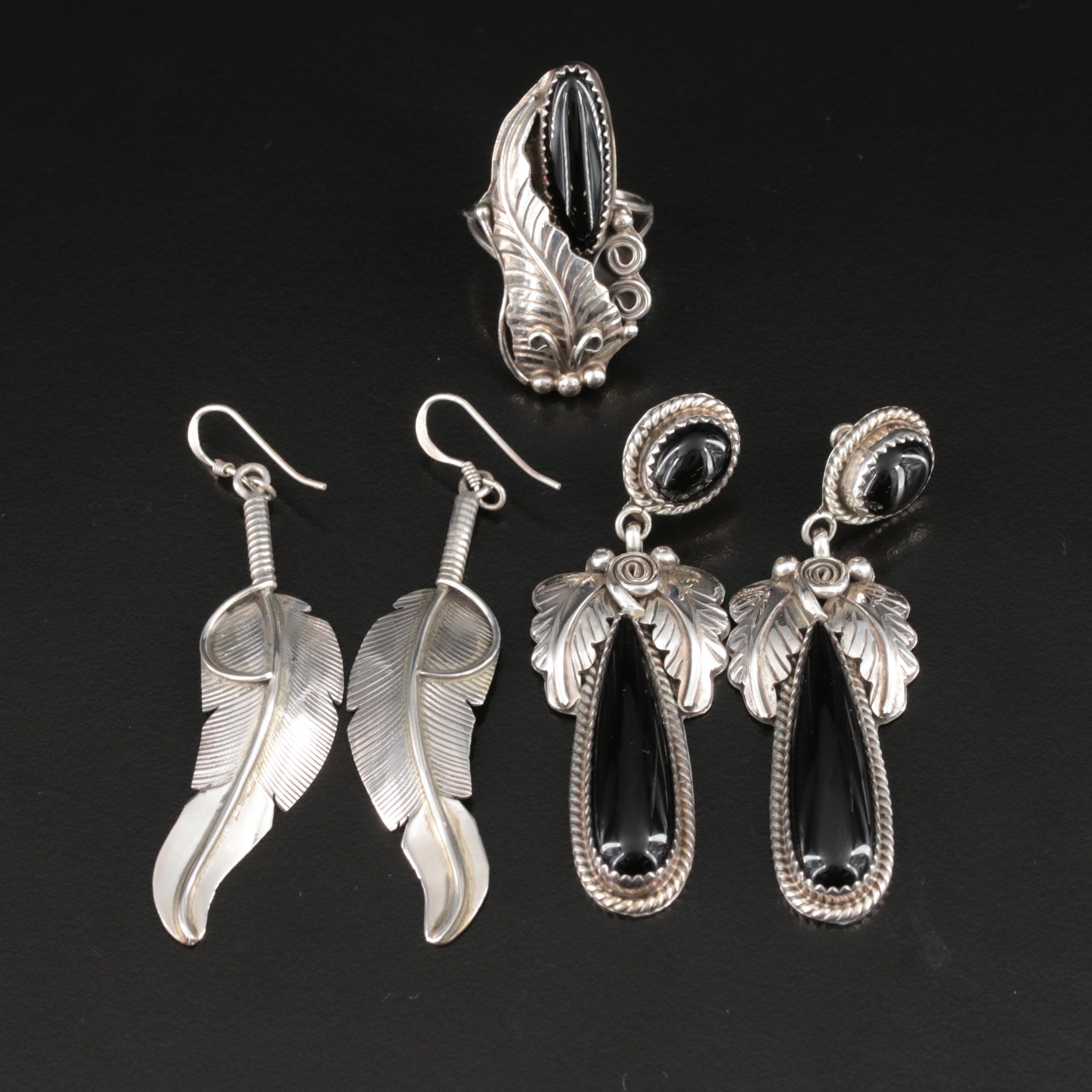 Chris Charley and Angeline Miller Navajo Diné Featured in Sterling Jewelry