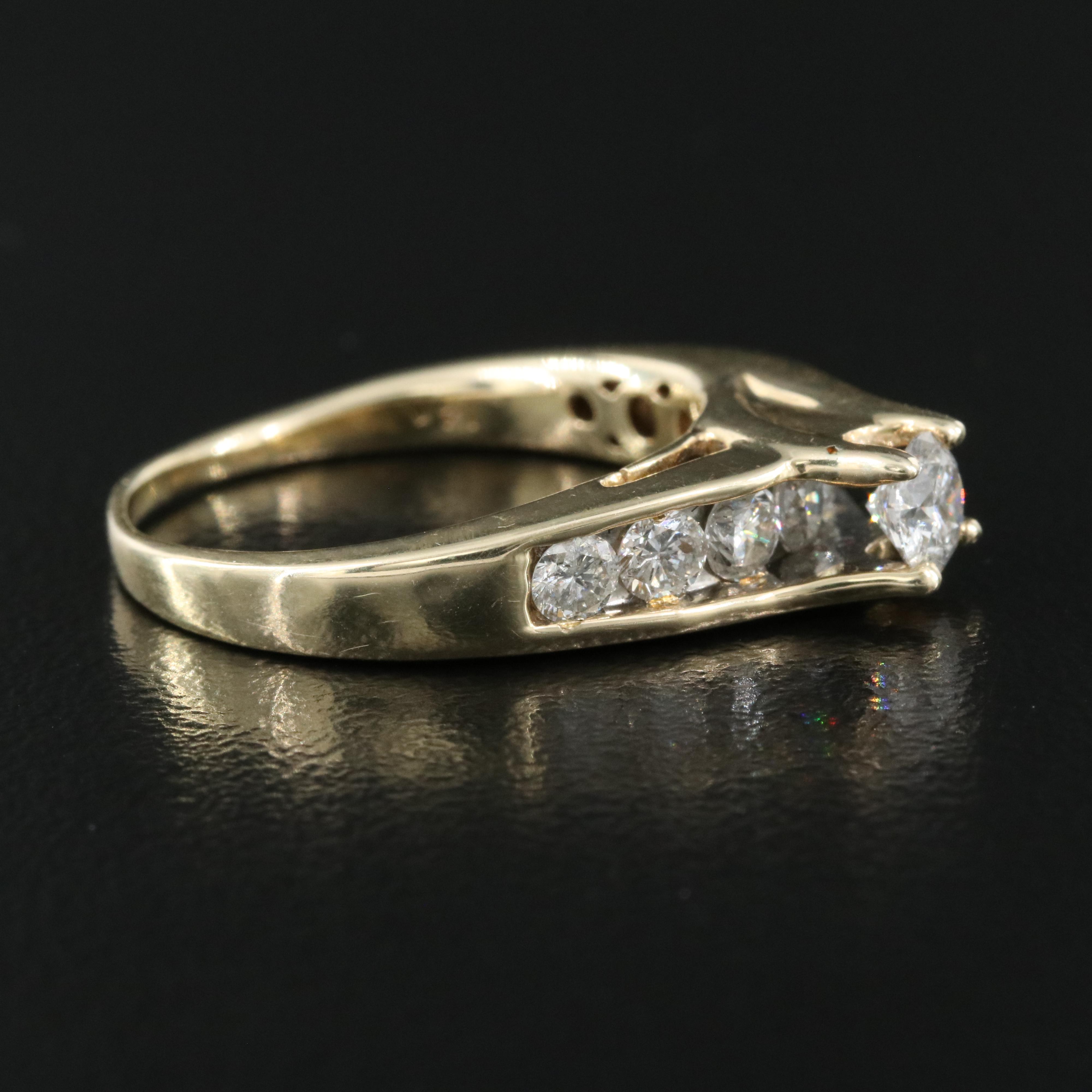14K 0.93 CTW Diamond Ring