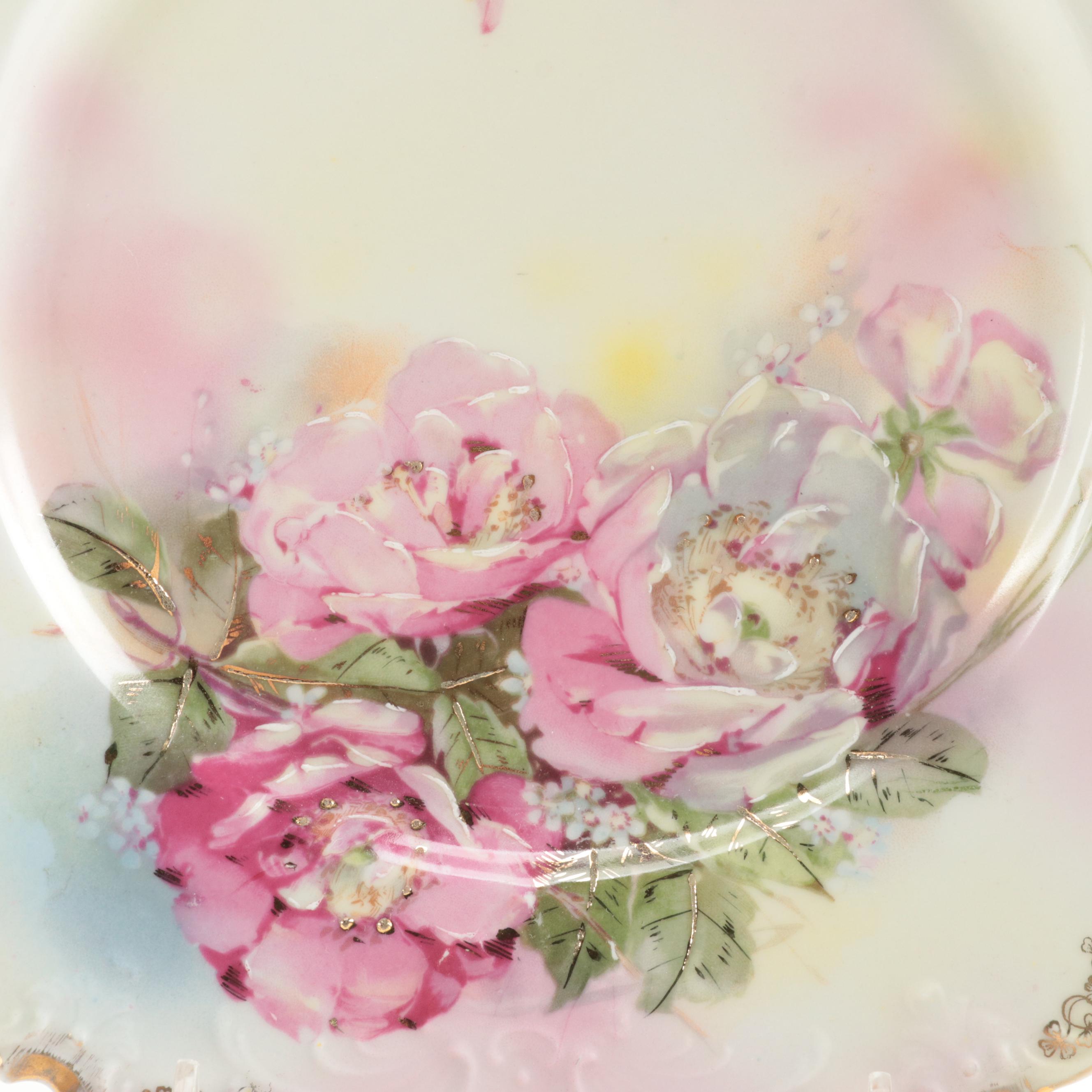 Richard Ginori and Other Hand-Painted Porcelain and Ceramic Cabinet Plates