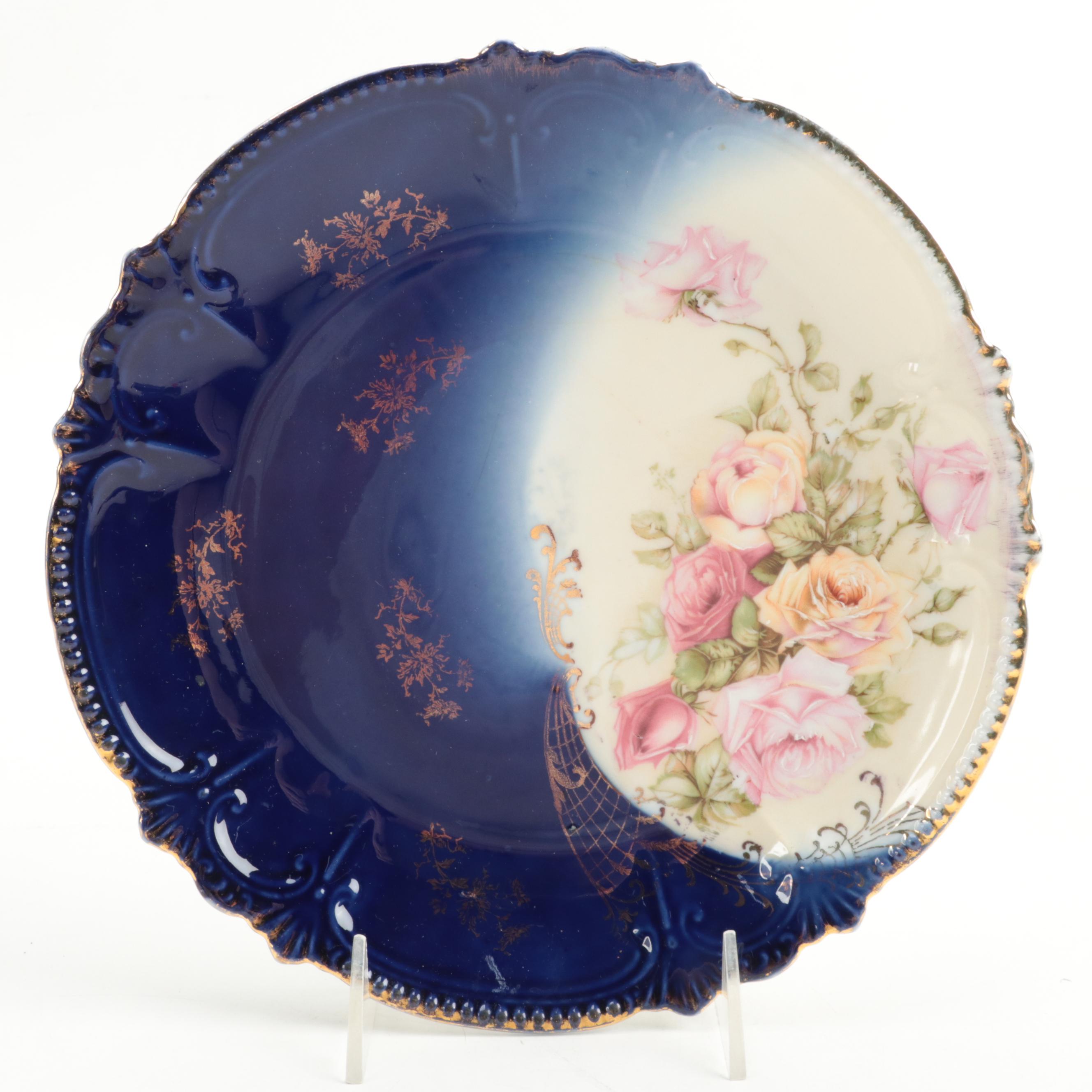 Richard Ginori and Other Hand-Painted Porcelain and Ceramic Cabinet Plates